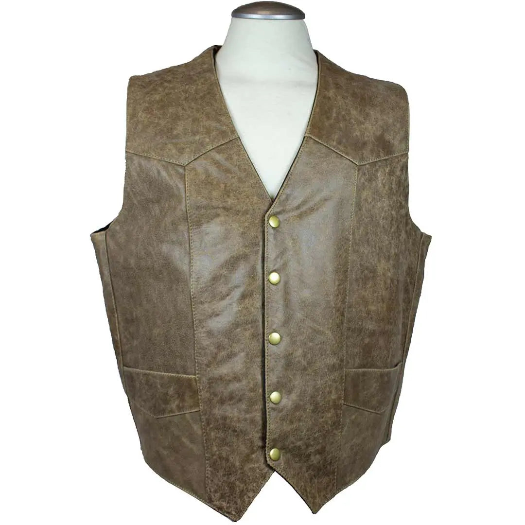Men's Western Patch Vest - Stylish Denim Jacket with Embroidered Patches for Cowboy & Biker Fashion | Perfect for Rodeo, Concerts & Outdoor Adventures