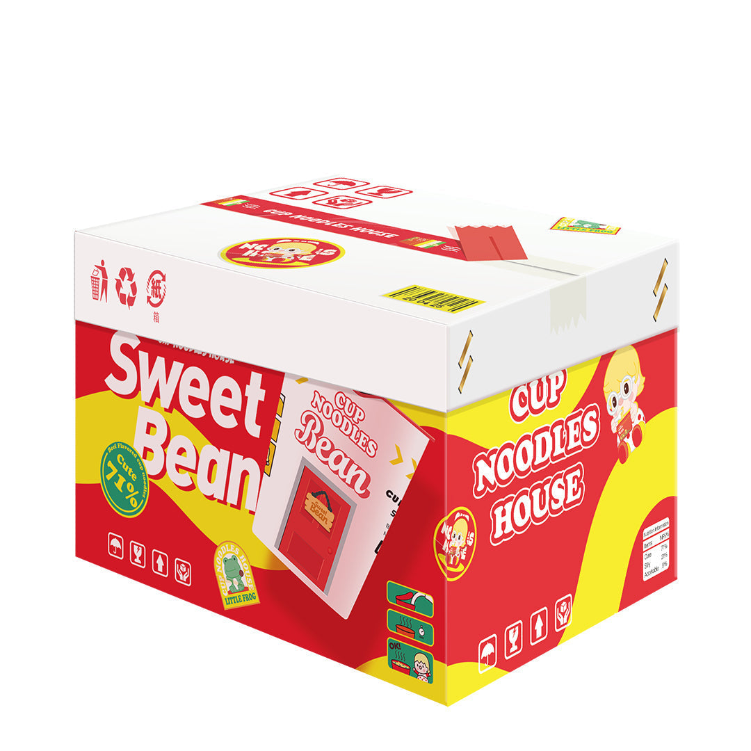 POP MART Sweet Bean Cup Noodles House 200% Scale Collectible Figure - Cute Anime Character Display for Home & Office Decoration