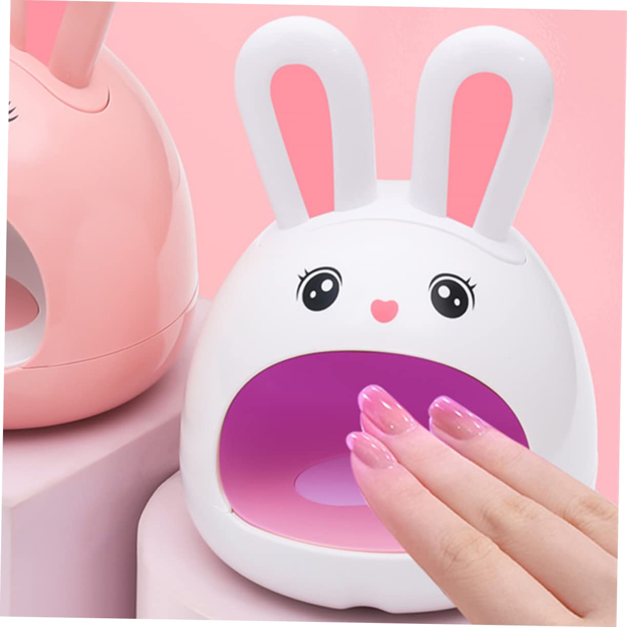 Beavorty Speedy Dry LED Nail Lamp - Professional UV Gel Nail Light with Rabbit Design for Fast Curing | Perfect for Home Manicures, Nail Salons & DIY Nail Art Kits
