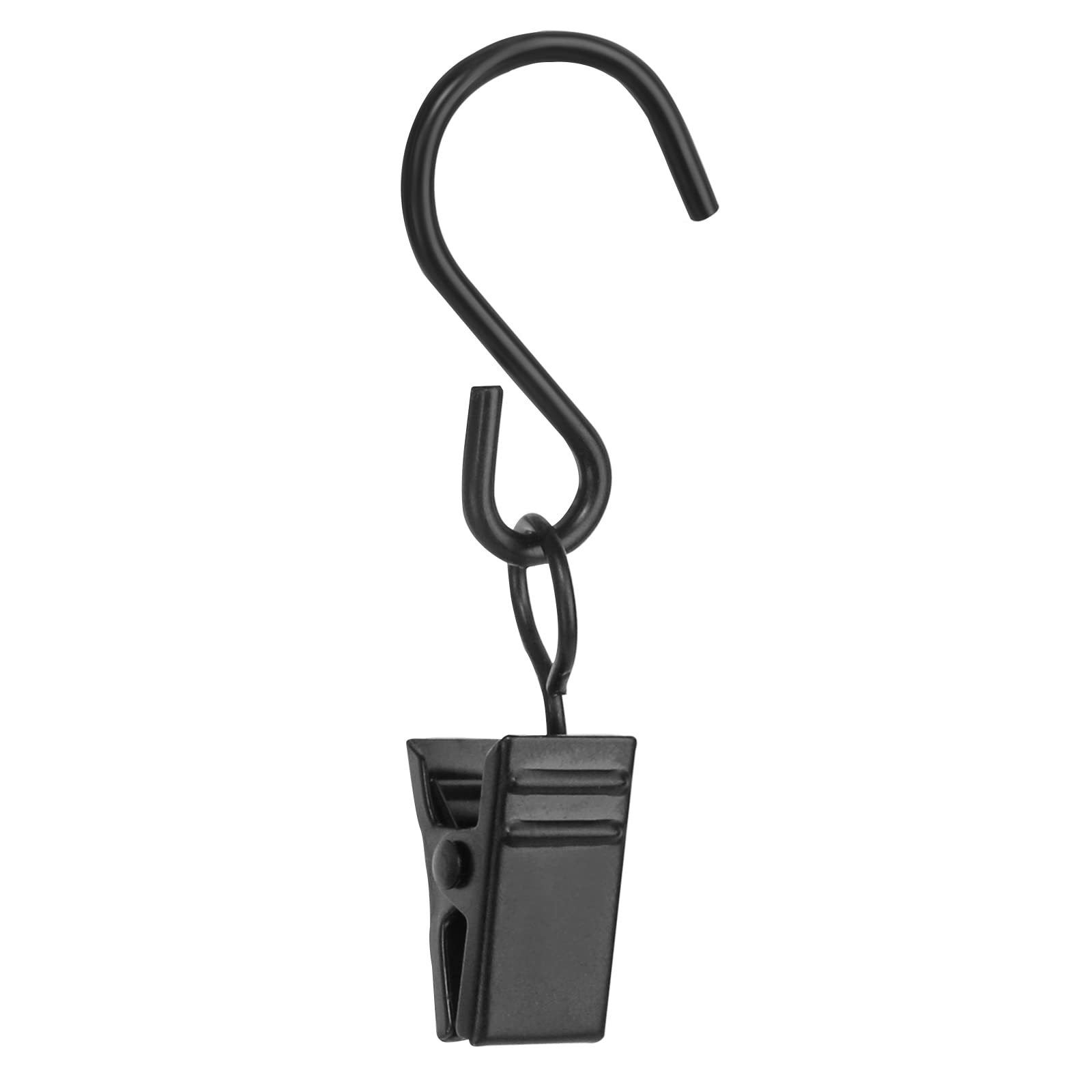 40PCS Stainless Steel S Hooks & Clips for Outdoor String Lights - RV Awning & Gutter Lighting Accessories