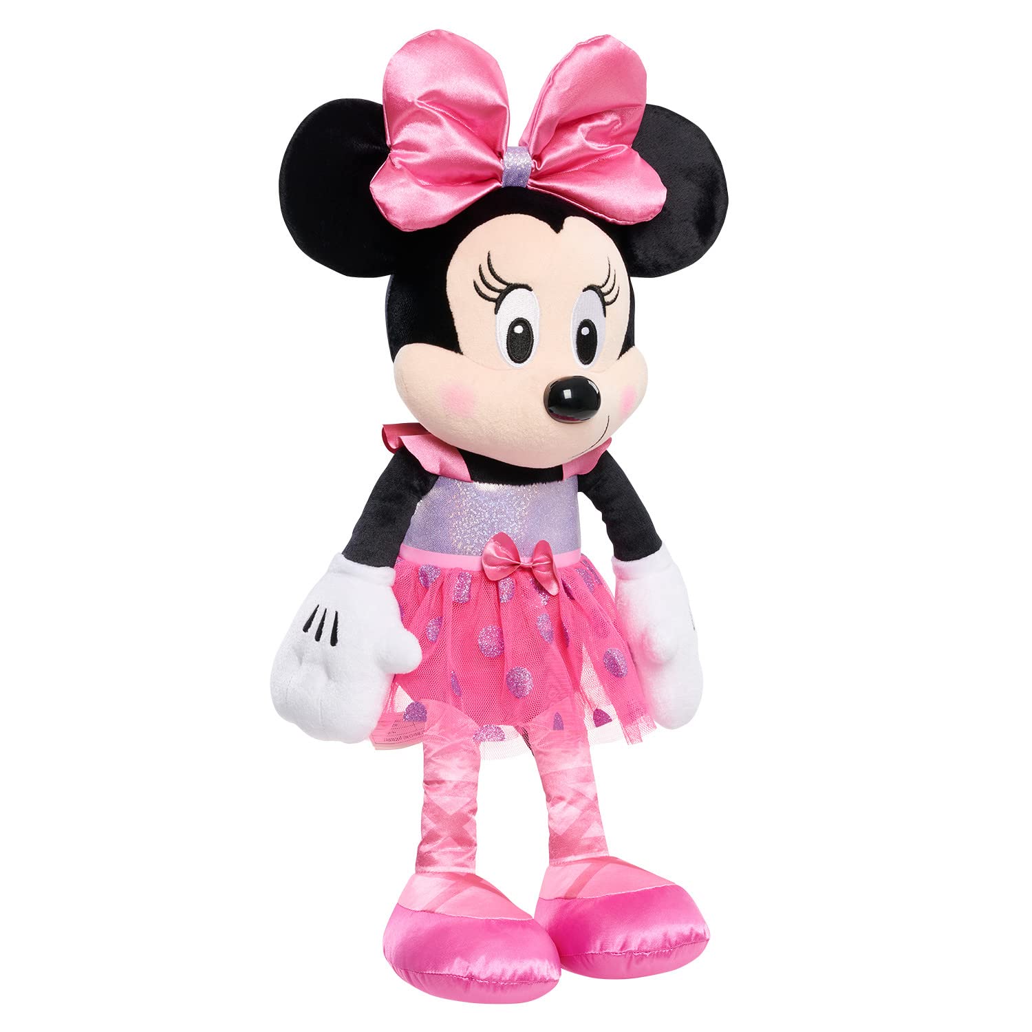Disney Junior Minnie Mouse Ballerina 19 Inch Plush Stuffed Animal Toy - Perfect for Kids' Bedtime, Birthday Gifts & Disney Collectibles
