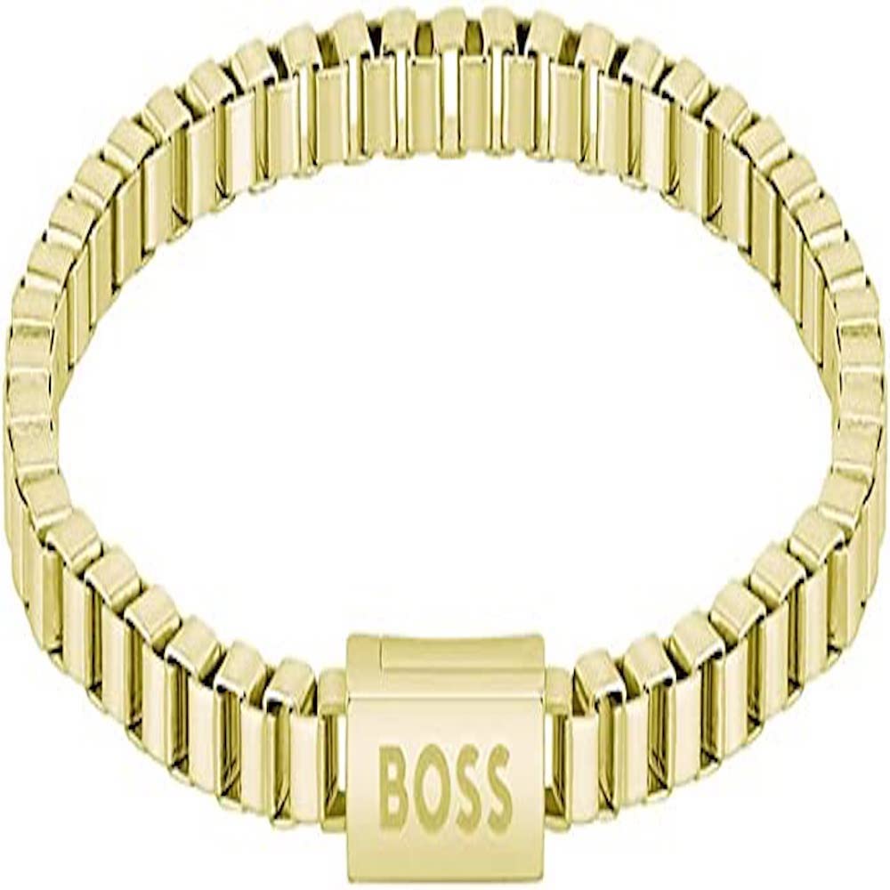 BOSS Jewelry Men's CHAIN FOR HIM Collection Stainless Steel Chain Bracelet for Men - Durable & Stylish Gift for Him, Perfect for Casual Wear, Date Nights & Special Occasions