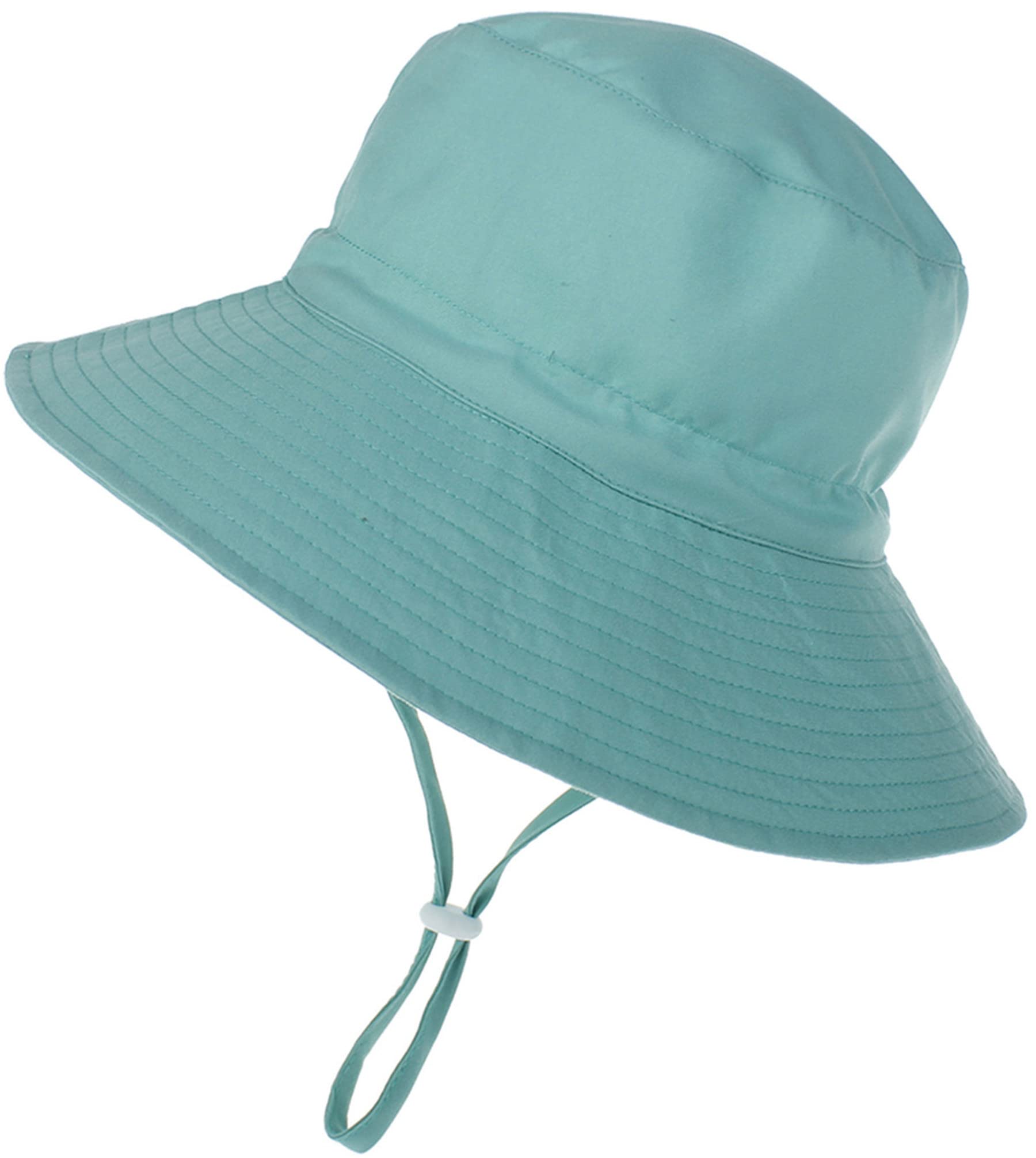 UPF 50+ Baby Sun Hat with Wide Brim - UV Protective Toddler Bucket Hat for Boys & Girls - Summer Beach Hat for Outdoor Play, Swimming, Park & Travel