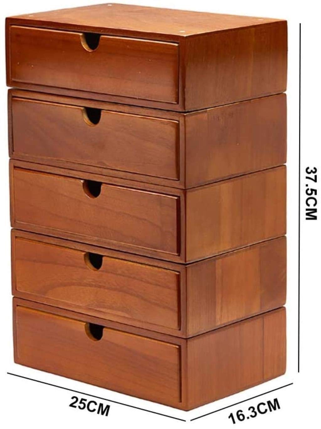 XBSXP 5-Layer Wooden Desktop File Storage Cabinet with Drawers - A1 Size Flat File Organizer for Office, Home & Studio | Perfect for Artwork, Documents & Stationery Storage
