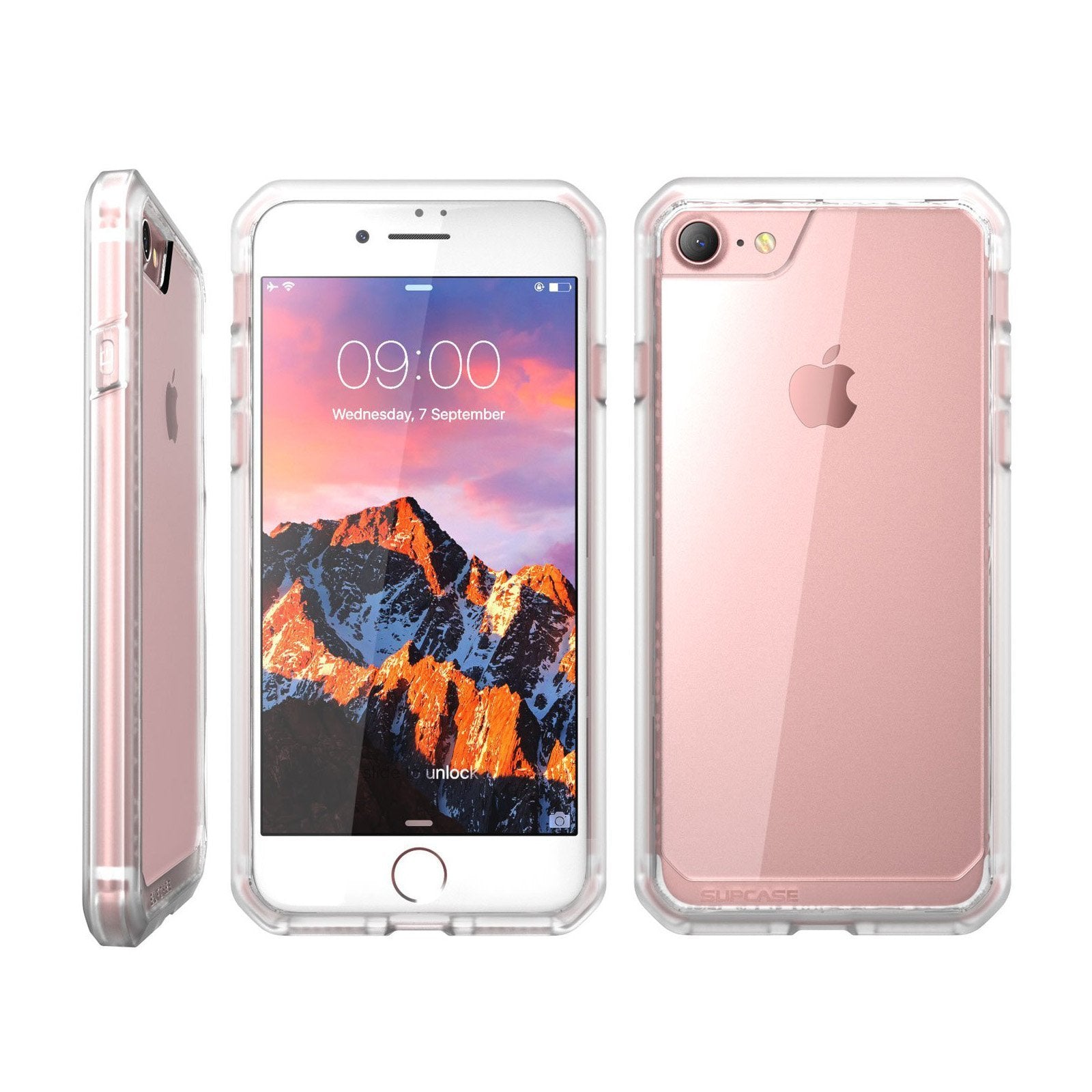 iPhone 8 Unicorn Beetle Hybrid Protective Bumper Case - Frost Clear Shockproof Cover for Everyday Use & Outdoor Activities