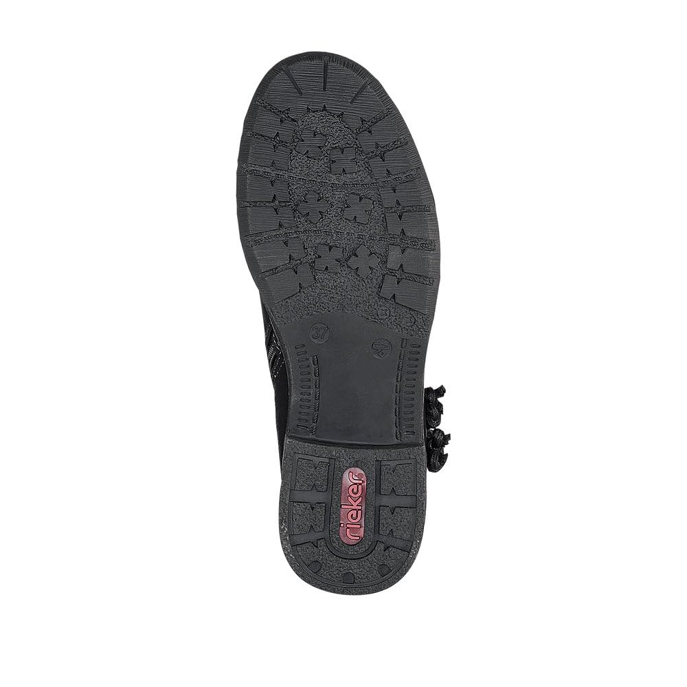 Rieker Women's Comfortable Flat Shoes - Lightweight Slip-On Loafers for Casual Wear & Office - Stylish & Breathable Walking Shoes for Everyday Use
