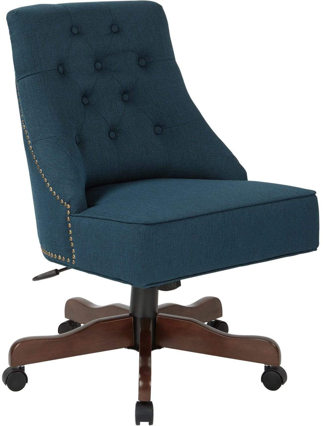 Ergonomic Rebecca Office Chair by Bassett - Adjustable Height & Lumbar Support for Home & Office Workspaces - Perfect for Long Hours of Comfortable Sitting & Productivity