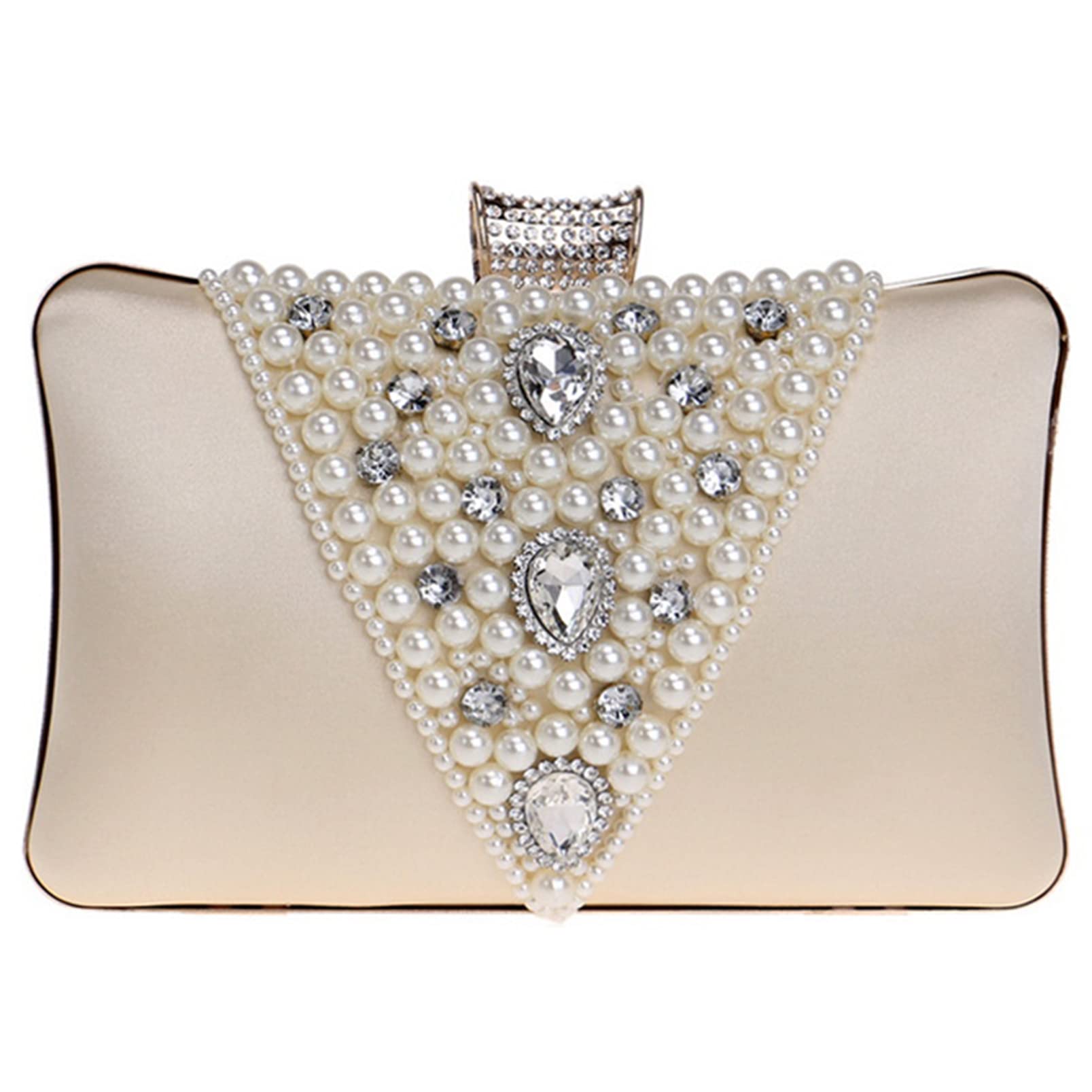 Vintage Beaded Clutch Purse for Women - Elegant Sequin Wedding Evening Bag, Bride Tote for Banquet & Special Occasions | Perfect for Weddings, Parties, and Formal Events