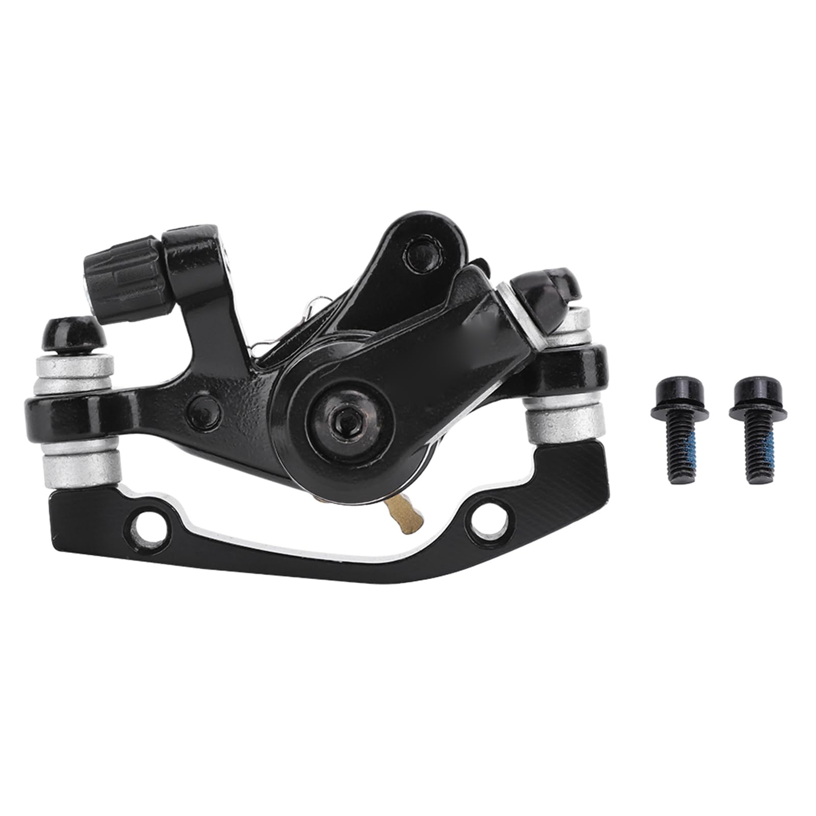 Premium Universal Black Aluminum Disc Brake Calipers for Electric Bikes - Front & Rear Mechanical Brake Set with Mounting Screws - Perfect for E-Bike Upgrades, Mountain Bikes & Commuter Cycling Accessories