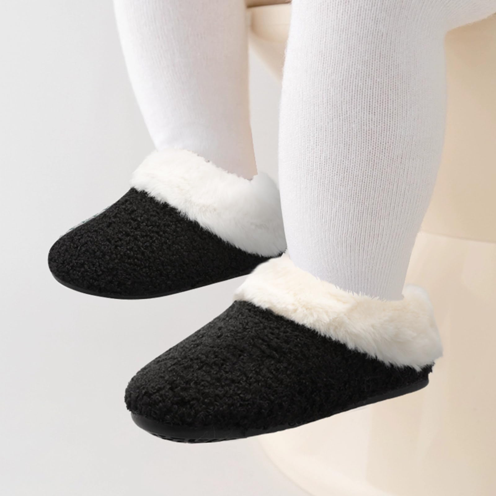 FEETCITY Toddler Slippers for Kids - Soft Indoor House Shoes for Boys & Girls - Perfect for Home & Nursery Play