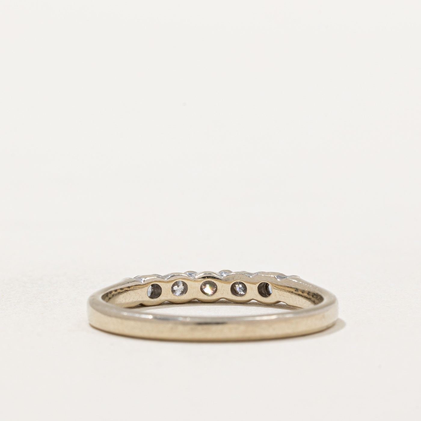 0.25ctw Five Stone Diamond Ring - Size 7.75 | Elegant Wedding Band, Anniversary Gift for Her | Perfect for Engagement, Proposal & Special Occasions