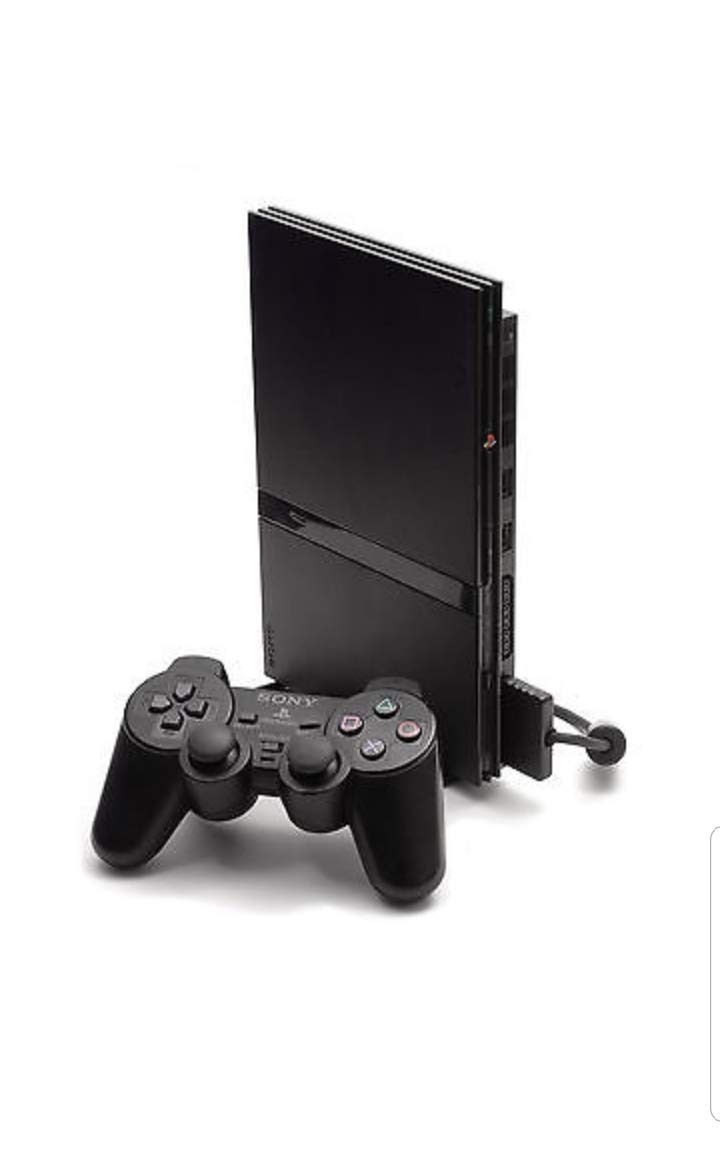 Refurbished PlayStation 2 Slim Console (Version 1) - Classic Gaming System for Retro Game Lovers | Perfect for Home Entertainment & Collector's Display