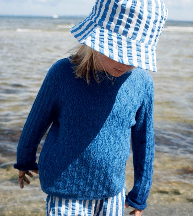 Serendipity Azur Striped Woven Bucket Hat for Women - Summer Beach Sun Protection, Outdoor Travel & Fashion Accessory