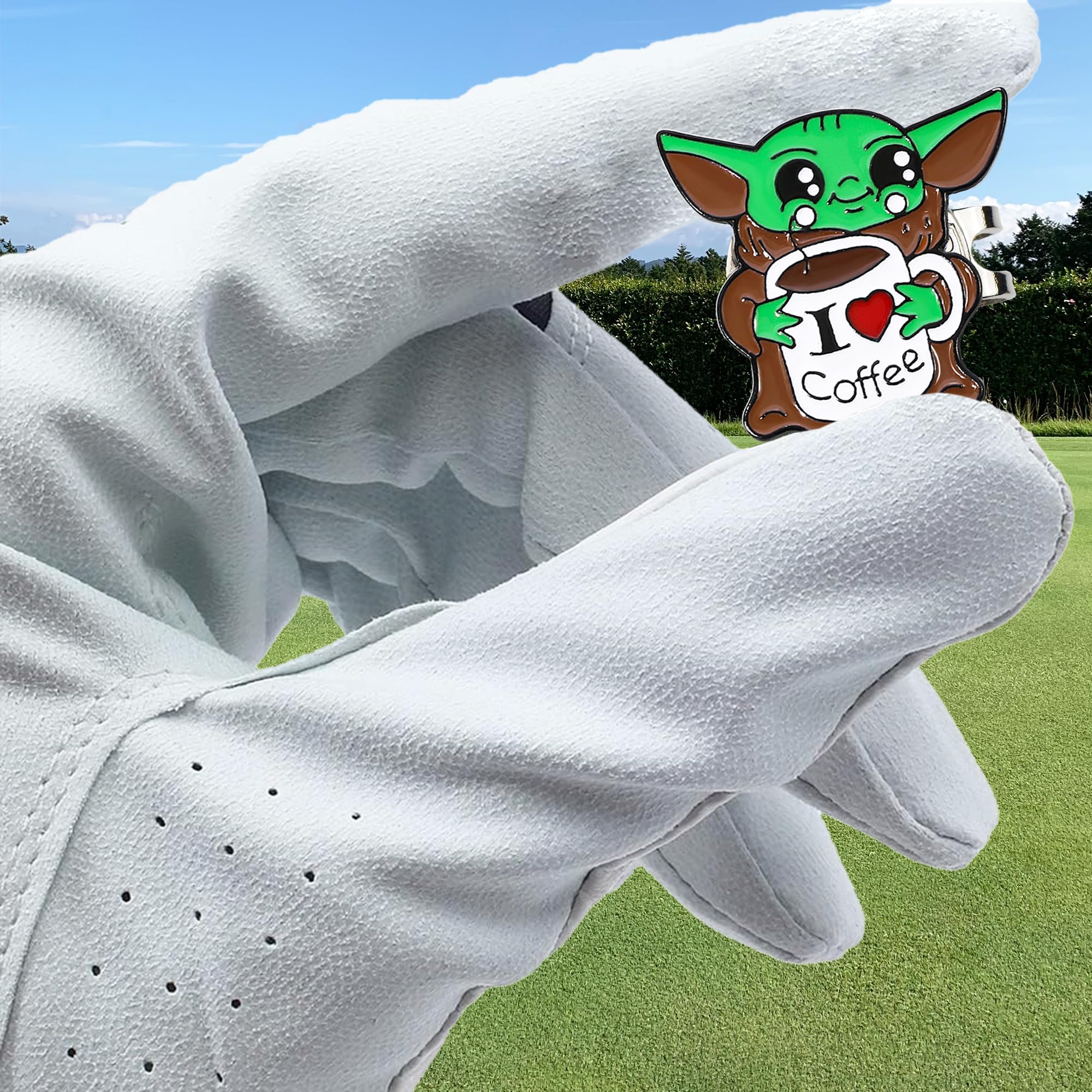 Magnetic Golf Ball Marker with Hat Clip - Funny Golf Accessories & Gifts for Men - Perfect for Golf Course, Practice & Tournament Play