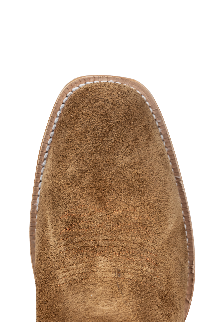 Premium R. Watson Genuine Cowhide Cowboy Boots - Arizona Tan - Western Style, Durable & Comfortable for Rodeo, Country Music Festivals & Outdoor Adventures