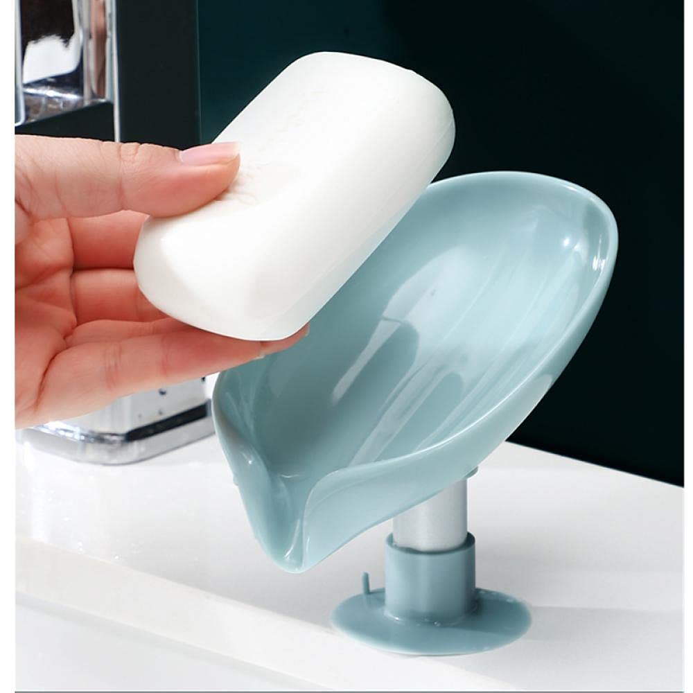 2-Pack Non-Perforated Soap Dishes - Durable Bathroom Soap Holder for Shower, Sink, and Balcony | Keeps Countertops Dry & Organized