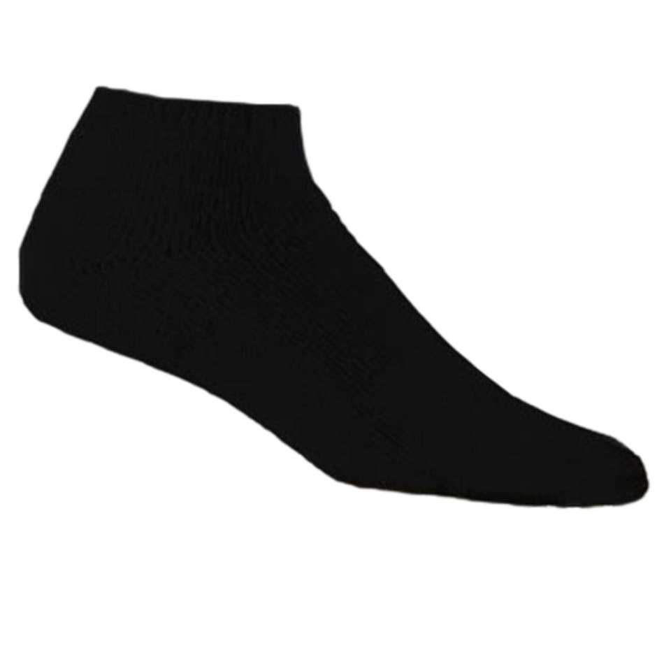 Thorlo TMM Micro Mini Unisex Socks for Men & Women - Black Cushioned Athletic Socks for Running, Hiking & Everyday Comfort