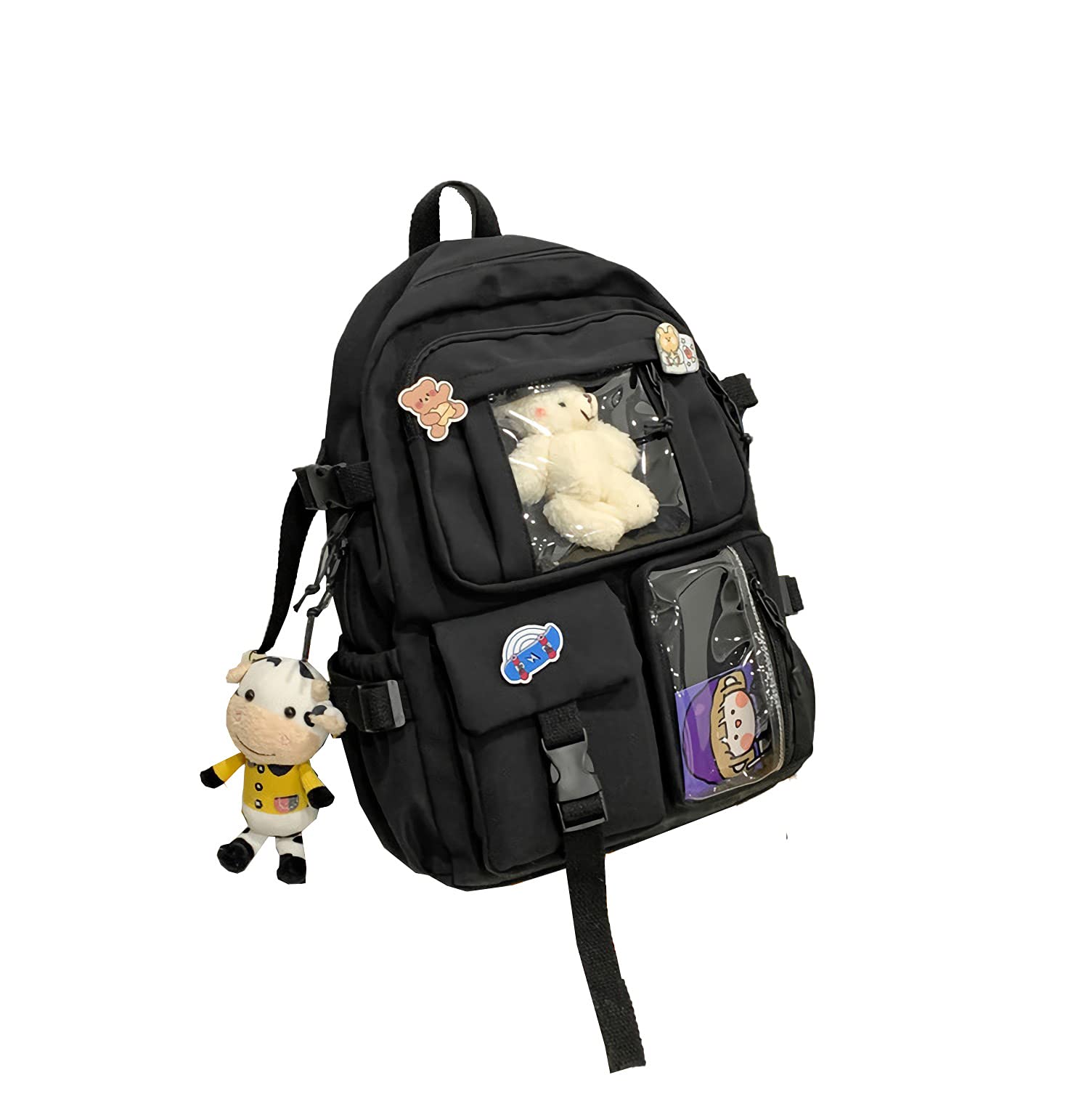 Waterproof & Durable College Backpack for Students - Lightweight Laptop Bag for School, Work, Travel & Sports - Includes Free Keychain (Perfect for Commuting, Campus Life & Outdoor Adventures)