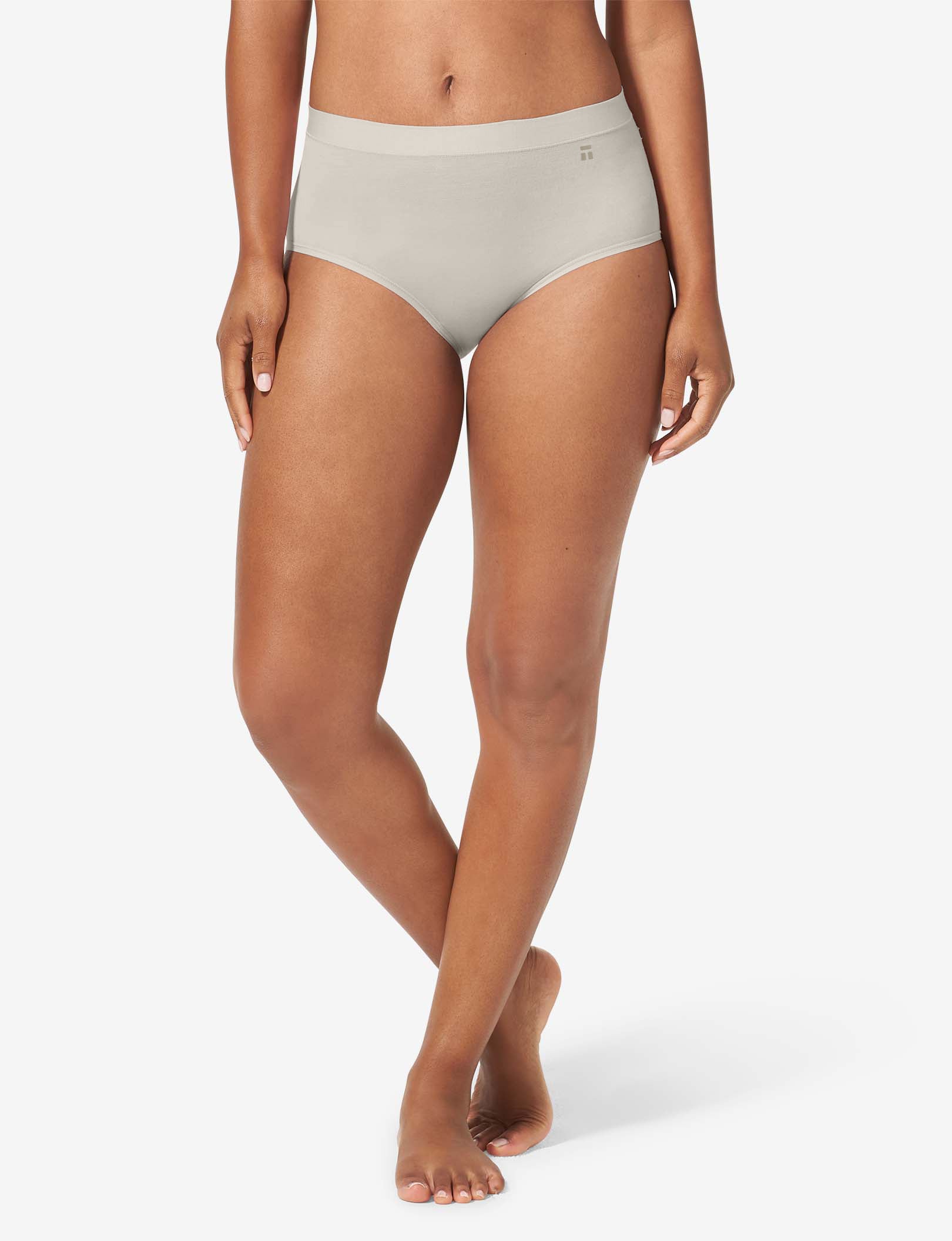 Women's Cool Cotton High Rise Briefs - Soft & Breathable Underwear for Everyday Comfort | Perfect for Workouts, Yoga & Lounge Wear