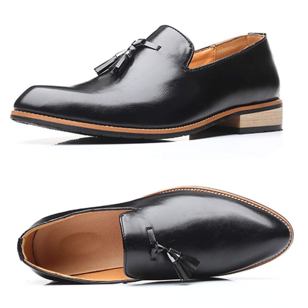 Premium Men's Large Size Loafers - Genuine Leather Business Casual Shoes for Walking & Boat Wear | Office, Travel & Everyday Comfort