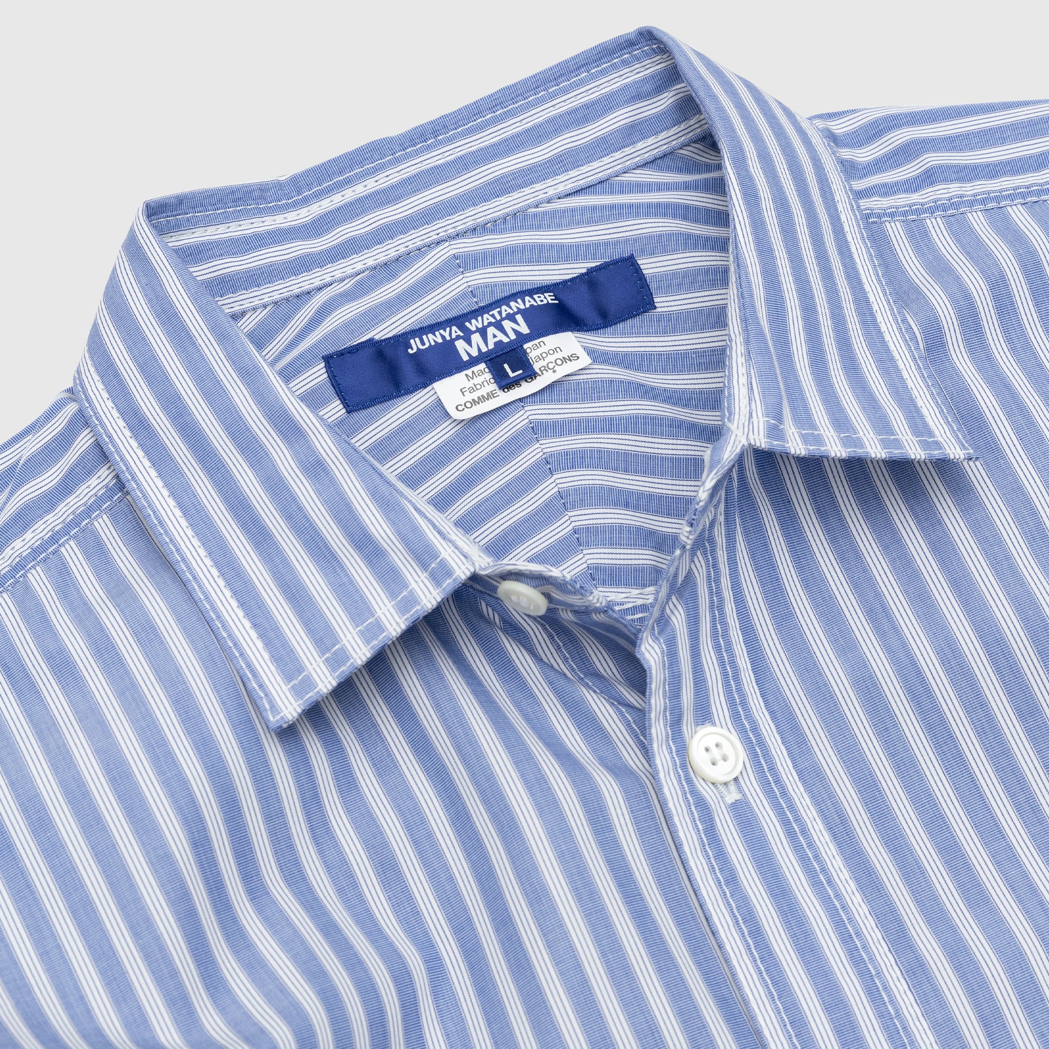 Men's Cotton Striped Elbow Patch Button-Down Shirt - Casual Office Wear & Smart Outfit for Everyday Style