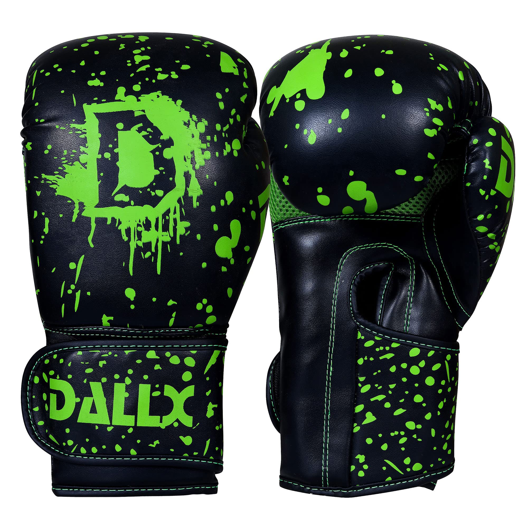 DALLX Professional Boxing Gloves for MMA, Kickboxing, Muay Thai & Heavy Bag Training - Premium Sparring Gloves for Men & Women - Ideal for Fitness, Competition & Martial Arts Practice