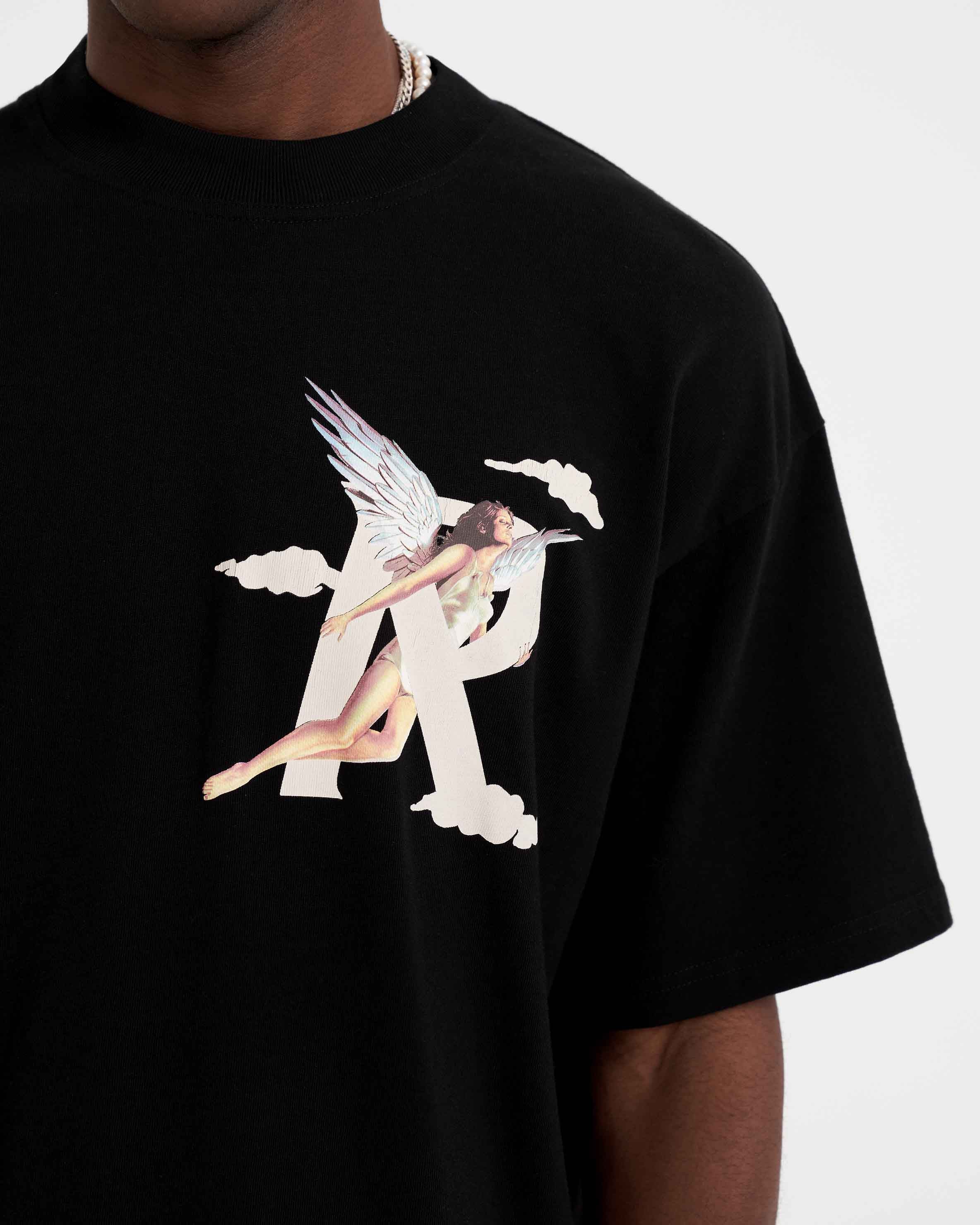 Storms In Heaven Graphic T-Shirt for Men & Women - Soft Cotton Black Tee - Casual Streetwear for Concerts, Outings & Everyday Wear