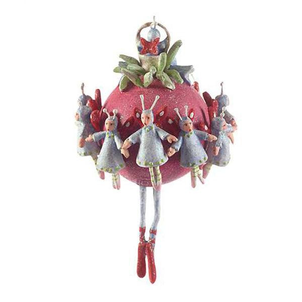 12 Days of Christmas 11 Ladies Dancing Ornament - Handcrafted Holiday Decor by Patience Brewster - Perfect for Christmas Tree, Gift Exchange & Festive Home Decor