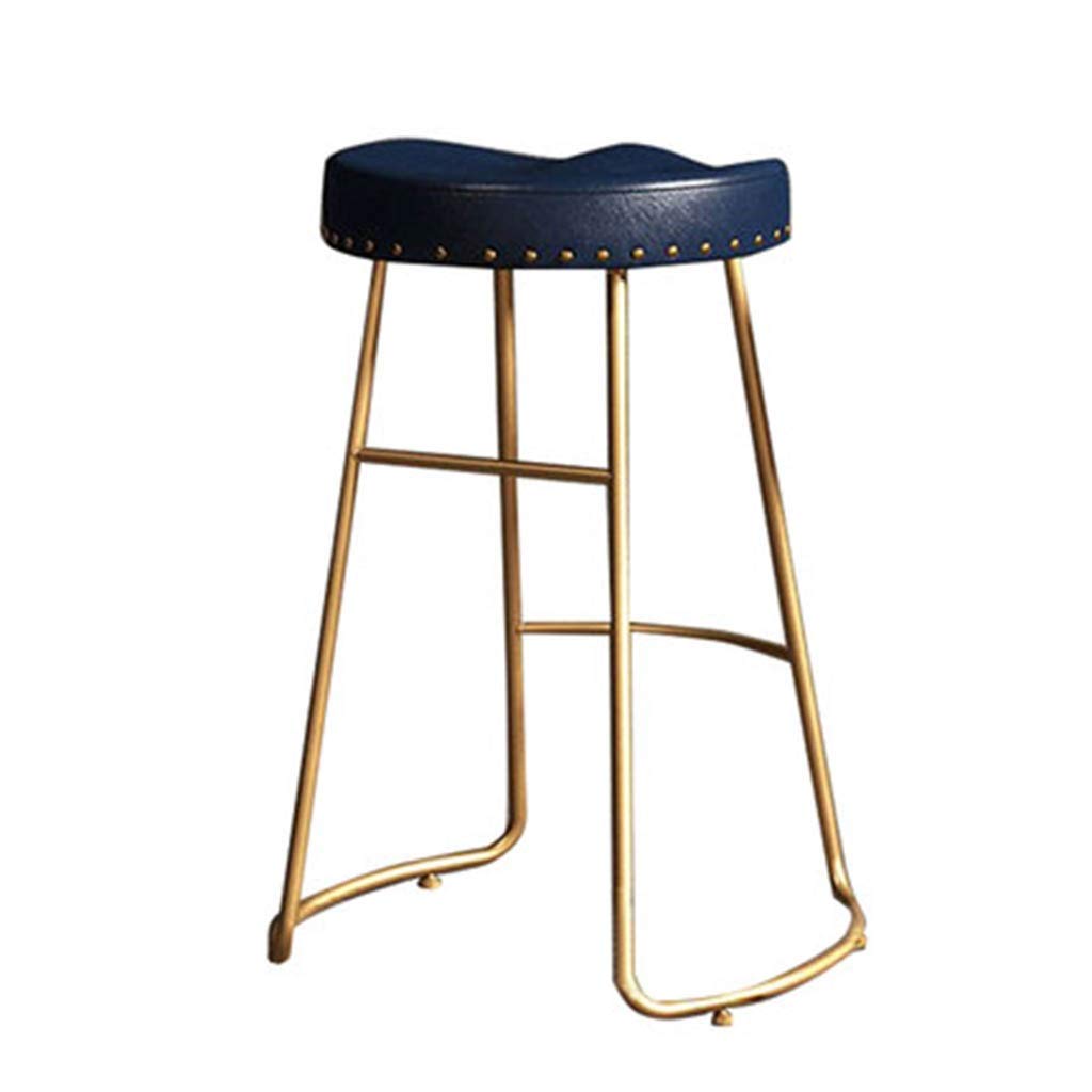 Gold Metal Frame Bar Stool with PP Seat - 29.5