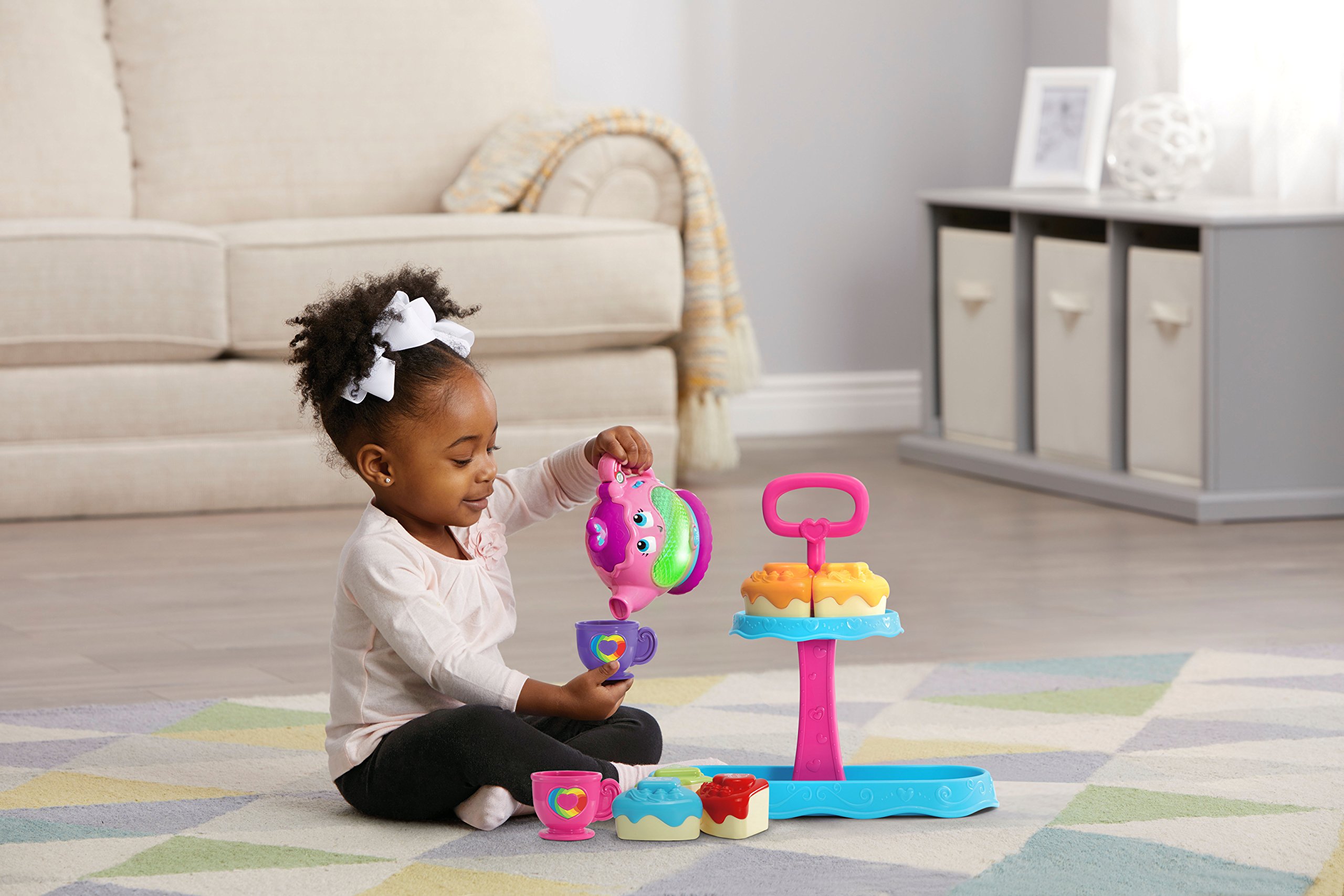 LeapFrog Musical Rainbow Tea Party Toy - Interactive Learning Toy for Toddlers & Kids | Pretend Play, Color Recognition & Music Fun | Perfect for Birthday Gifts & Playdates