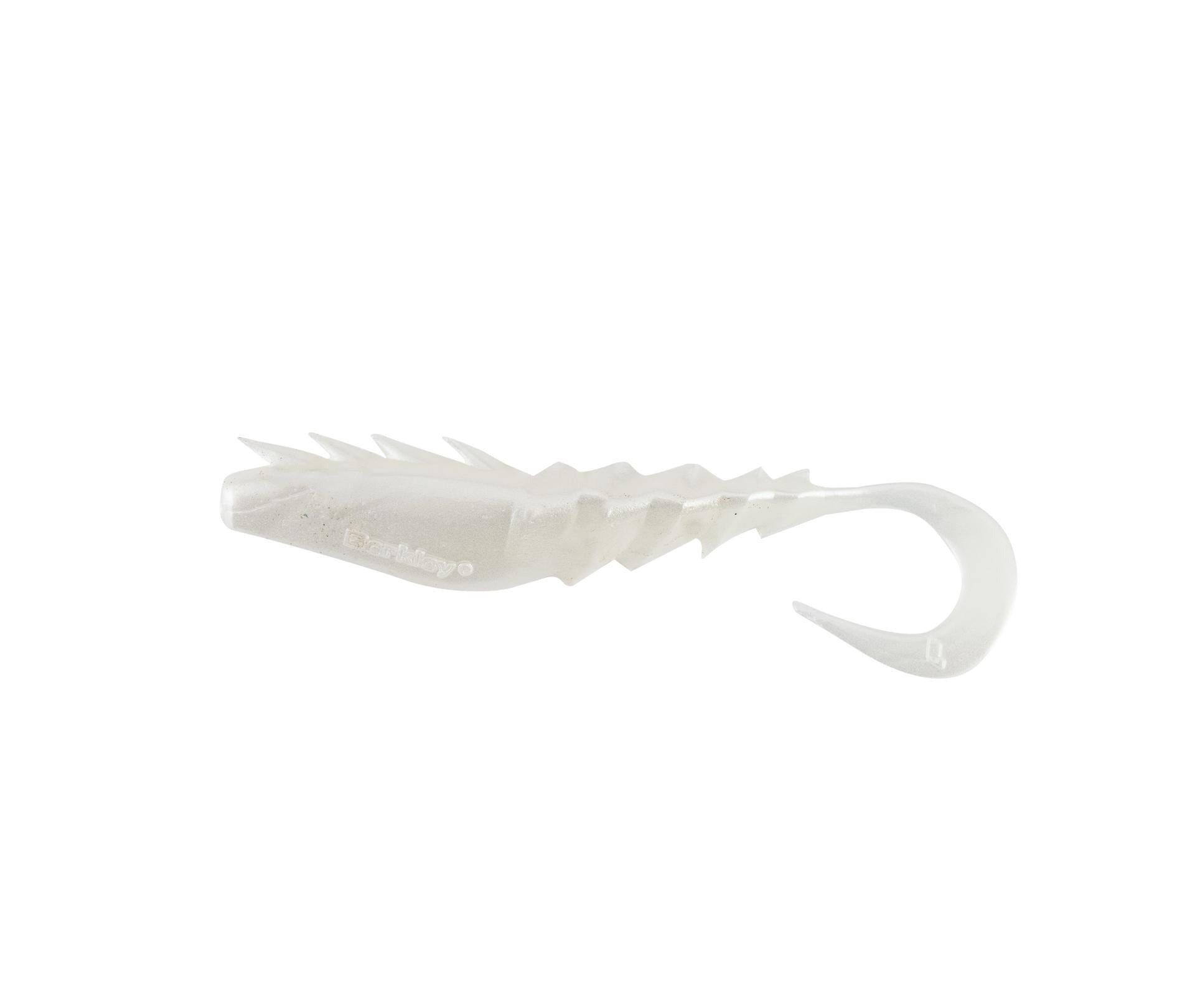 Berkley Gulp! Saltwater Nemesis Prawn Curl Tail Soft Fishing Baits - Perfect for Saltwater Fishing, Surf Casting, and Inshore Angling