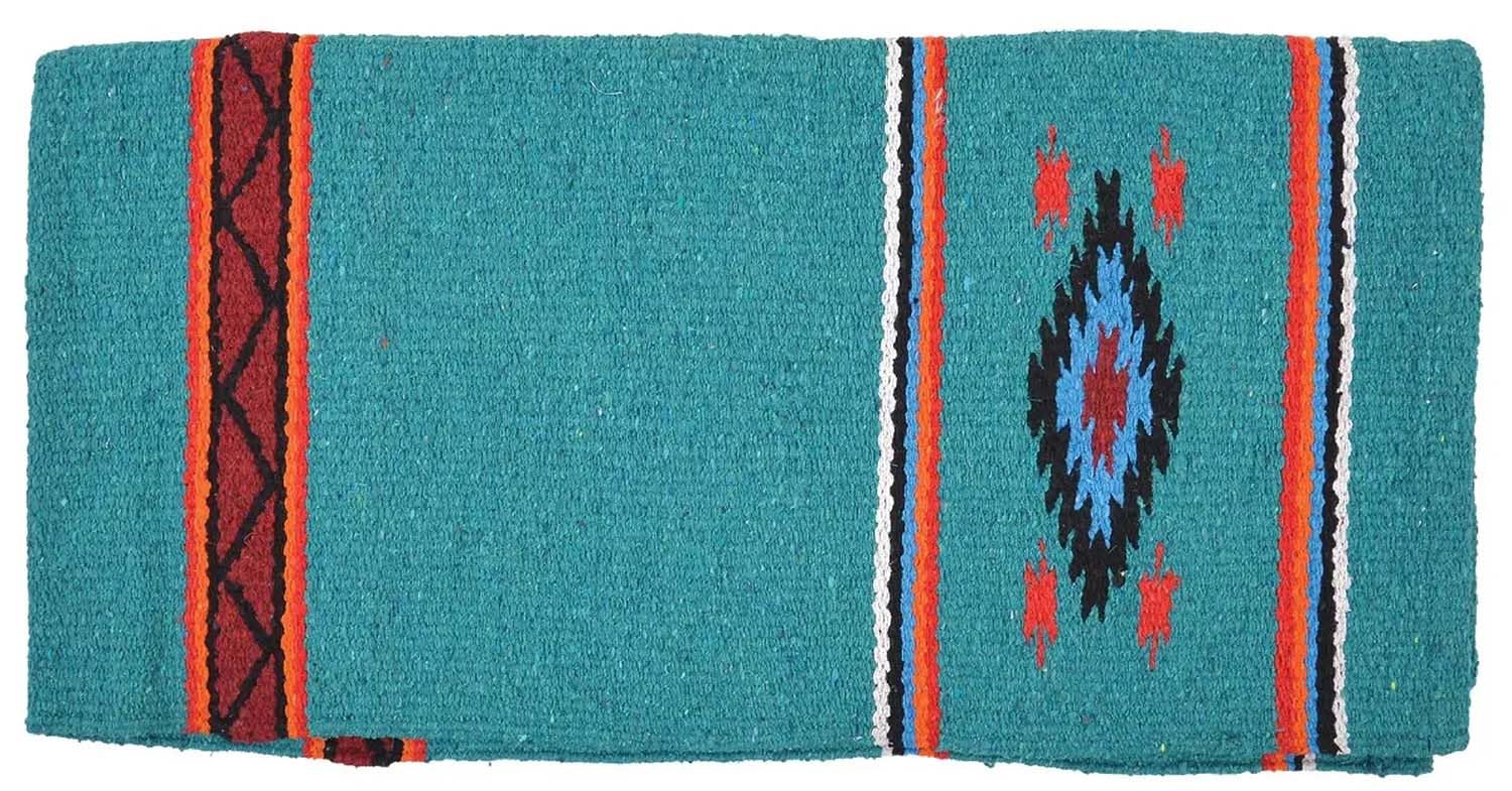 Premium Diamond R Double Weave Saddle Blanket for Horses - Western Style, Durable & Comfortable for Riding, Training, and Ranch Work