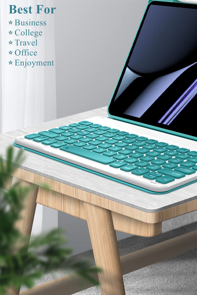 AnMengXinLing Magnetic Detachable Wireless Keyboard Case for iPad 10.2