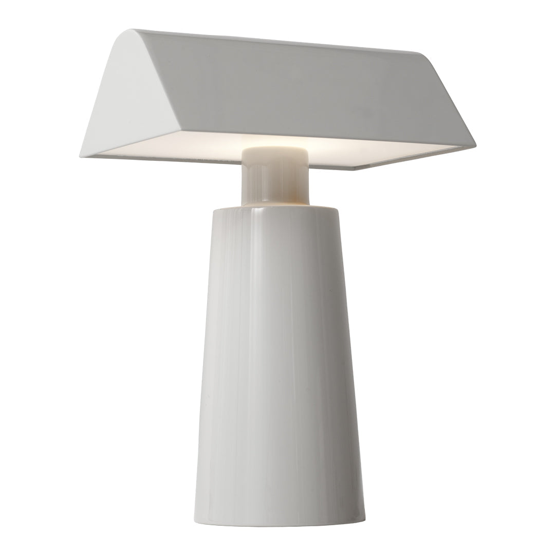 Caret MF1 Portable Table Lamp - USB Rechargeable LED Night Light for Bedroom, Office, Study & Travel - Adjustable Brightness & Warm White Light