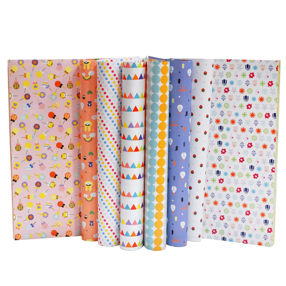 Asian Hobby Crafts Wrapping Paper Book - 24 Sheets Premium Gift Wrapping Paper for Birthdays, Weddings & Holidays - Perfect for DIY Crafts, Scrapbooking & Party Decorations