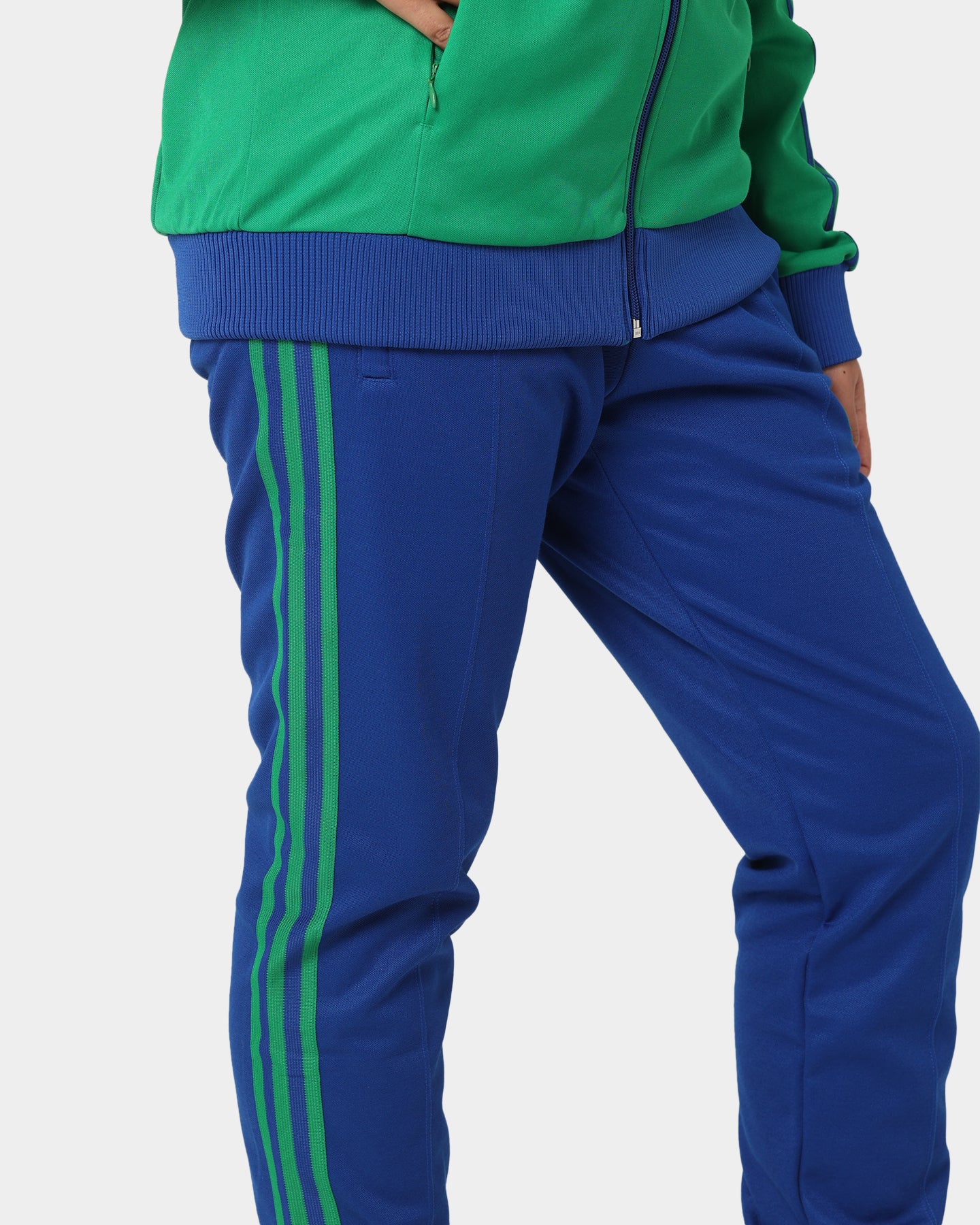 Adidas Adicolor Striped Trackpants for Men - Collegiate Royal Blue Athletic Joggers | Gym Workout, Running & Casual Streetwear