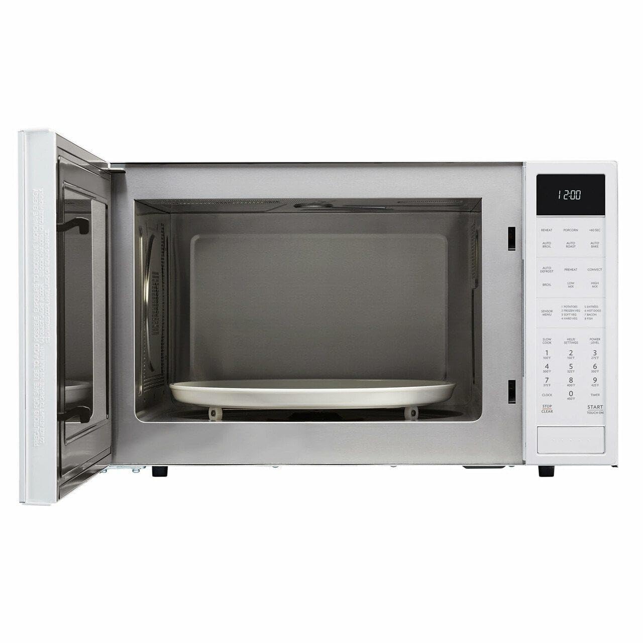 Sharp SMC1585BW 1.5 cu. ft. White Convection Microwave Oven with Auto Defrost - Perfect for Small Kitchens, Dorm Rooms & Office Breakrooms