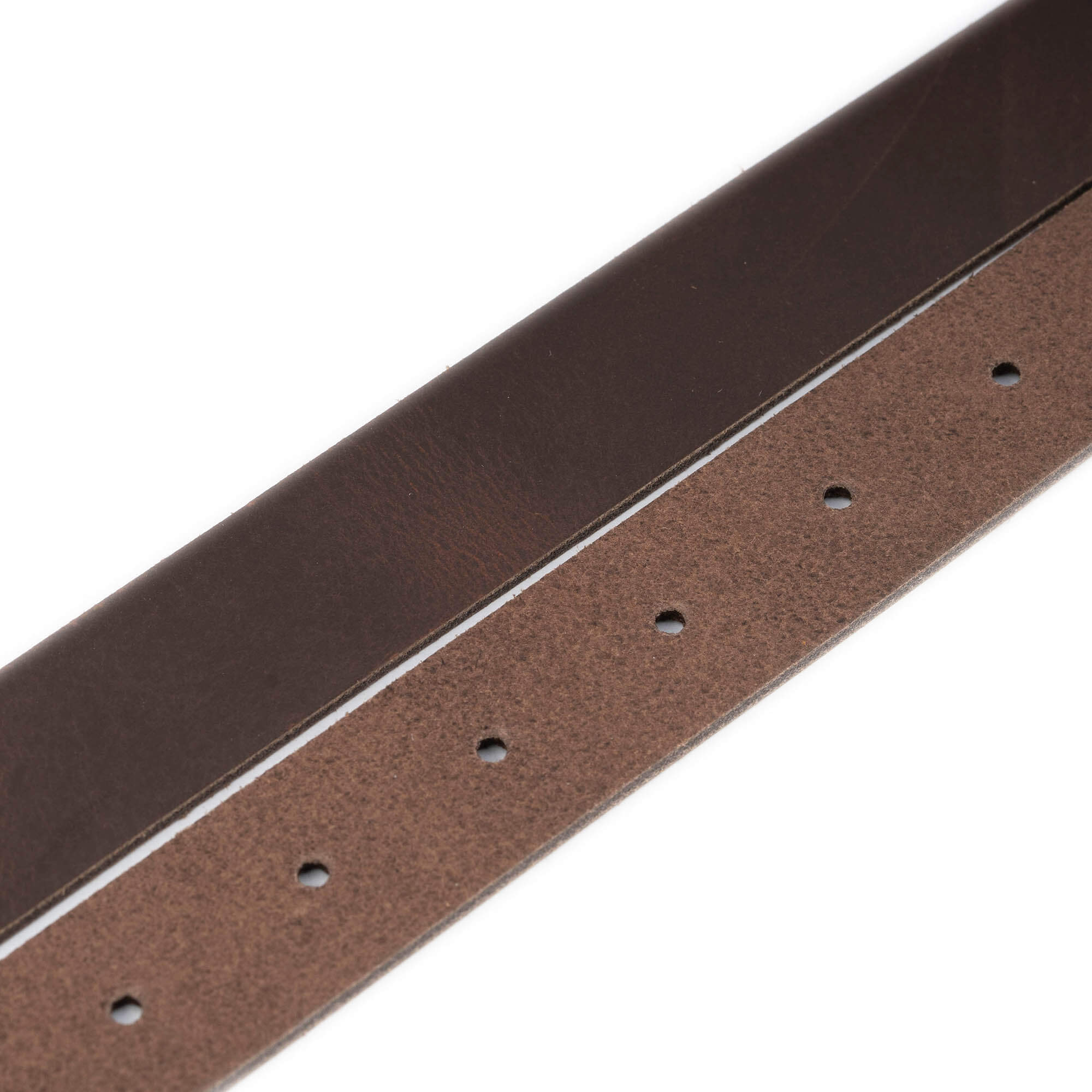 2.5 cm Coffee Brown Genuine Leather Belt Strap Replacement for Ferragamo Buckles - Classic Dress Belt for Men & Women, Perfect for Office, Business, and Formal Occasions