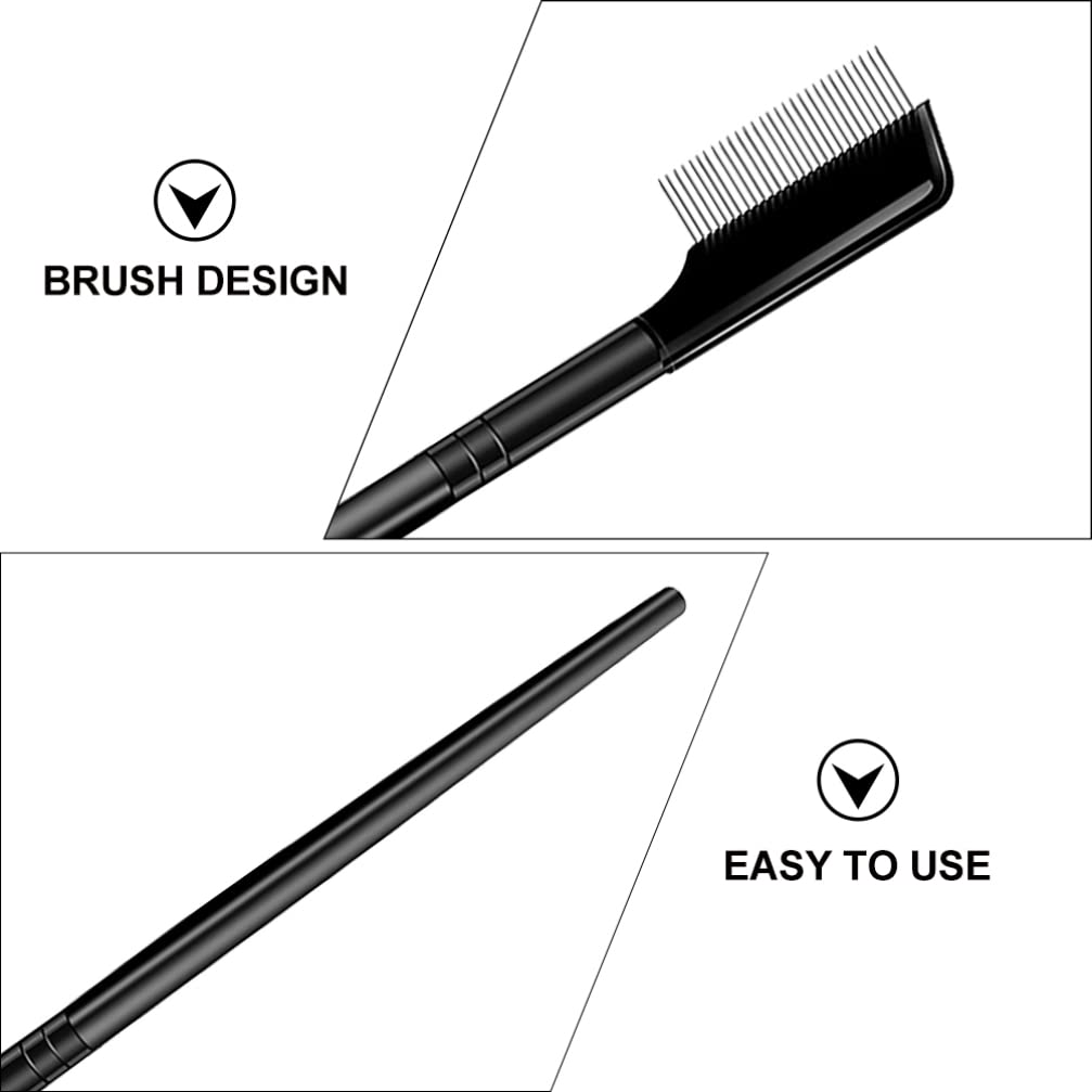 FOMIYES 3-Piece Eyebrow Comb & Eyelash Separator Set - Mascara Applicator, Lash Comb, Eyelash Grooming Brush for Women - Perfect for Salon, Travel & Home Makeup Routine