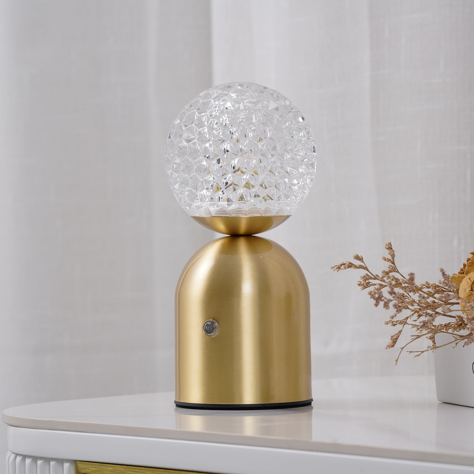 Atlas Rechargeable LED Table Lamp with Built-in Battery - Perfect for Bedroom, Living Room & Office Reading Light