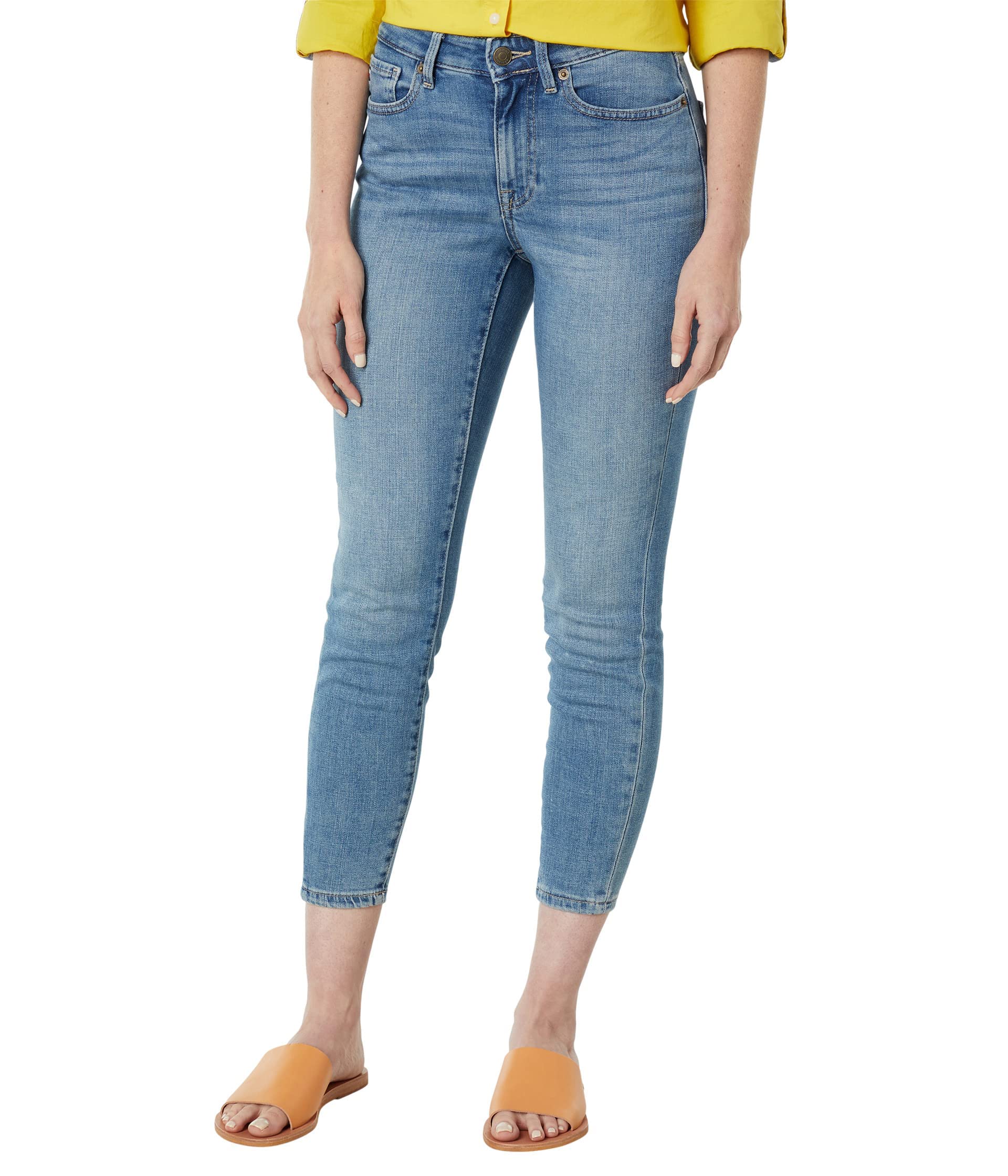 Tommy Hilfiger Women's Skinny Curvy Ankle Jeans in Enc Wash - High Waist Stretch Denim Pants for Casual Wear & Everyday Outfits