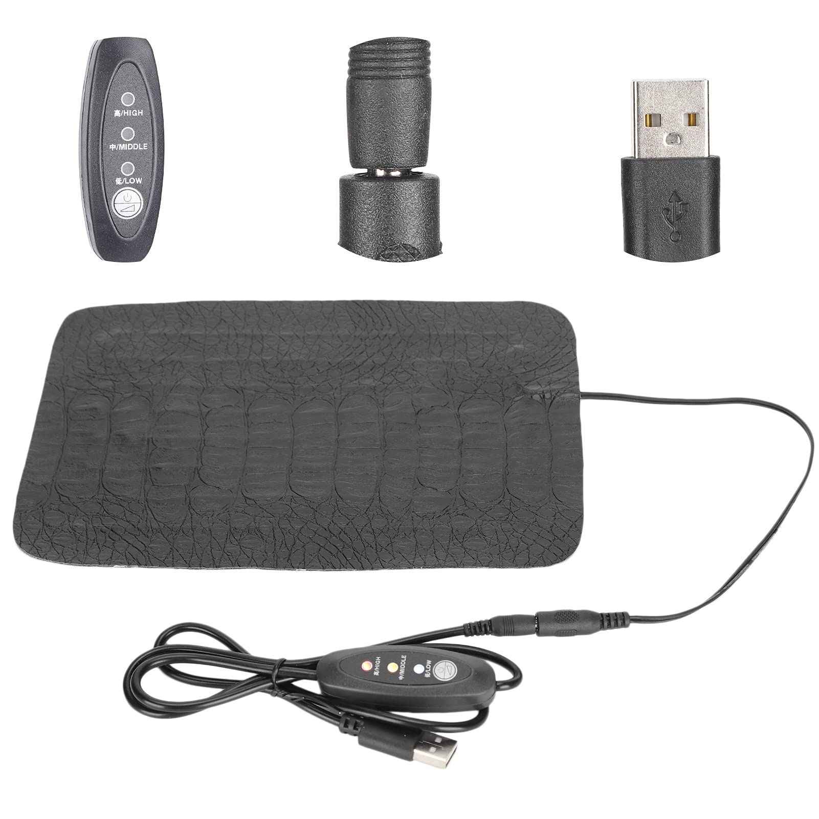 USB Reptile Heating Pad - 8W Terrarium Heat Mat for Snakes, Lizards & Hermit Crabs - Perfect for Small Reptile Tanks & Habitats