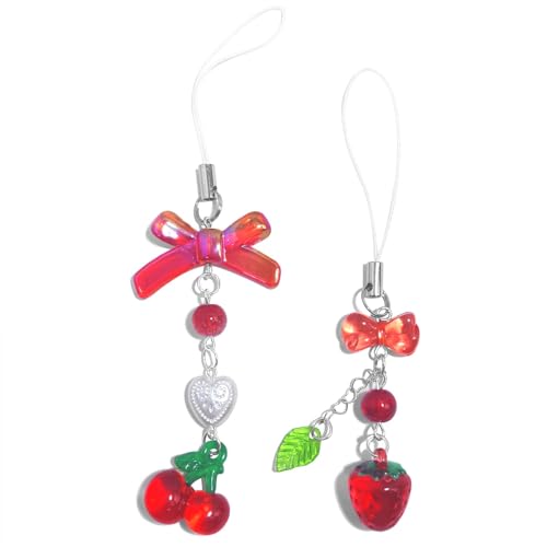 2x Red Cherry Strawberry