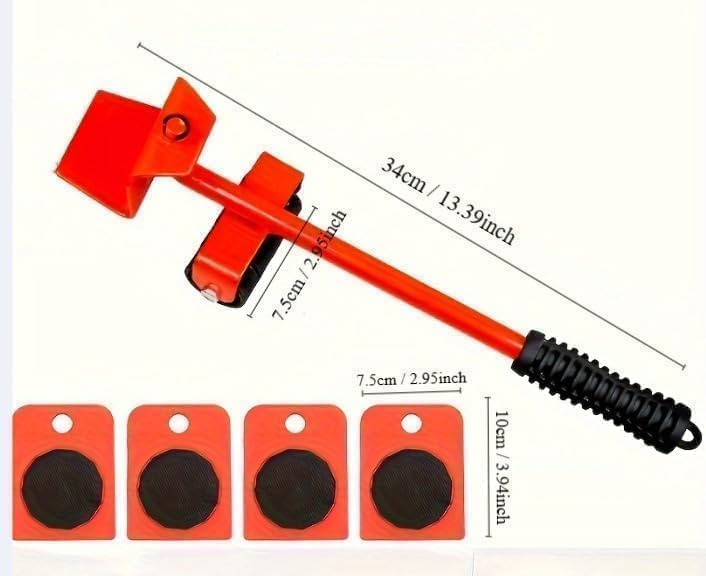 Mr Hercules Heavy Duty Furniture Mover & Lifter - Professional Moving Tool for Sofas, Beds & Large Items - Durable Furniture Jacks for Home & Office Relocation