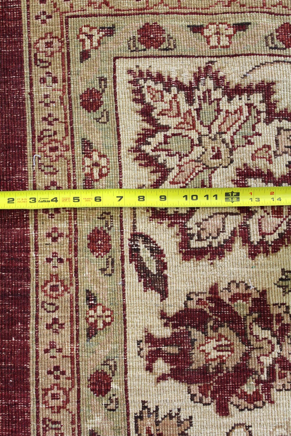 Handwoven Traditional Agra Rug - Authentic Indian Design, Soft & Durable for Living Room, Bedroom, or Office Decor (63834)