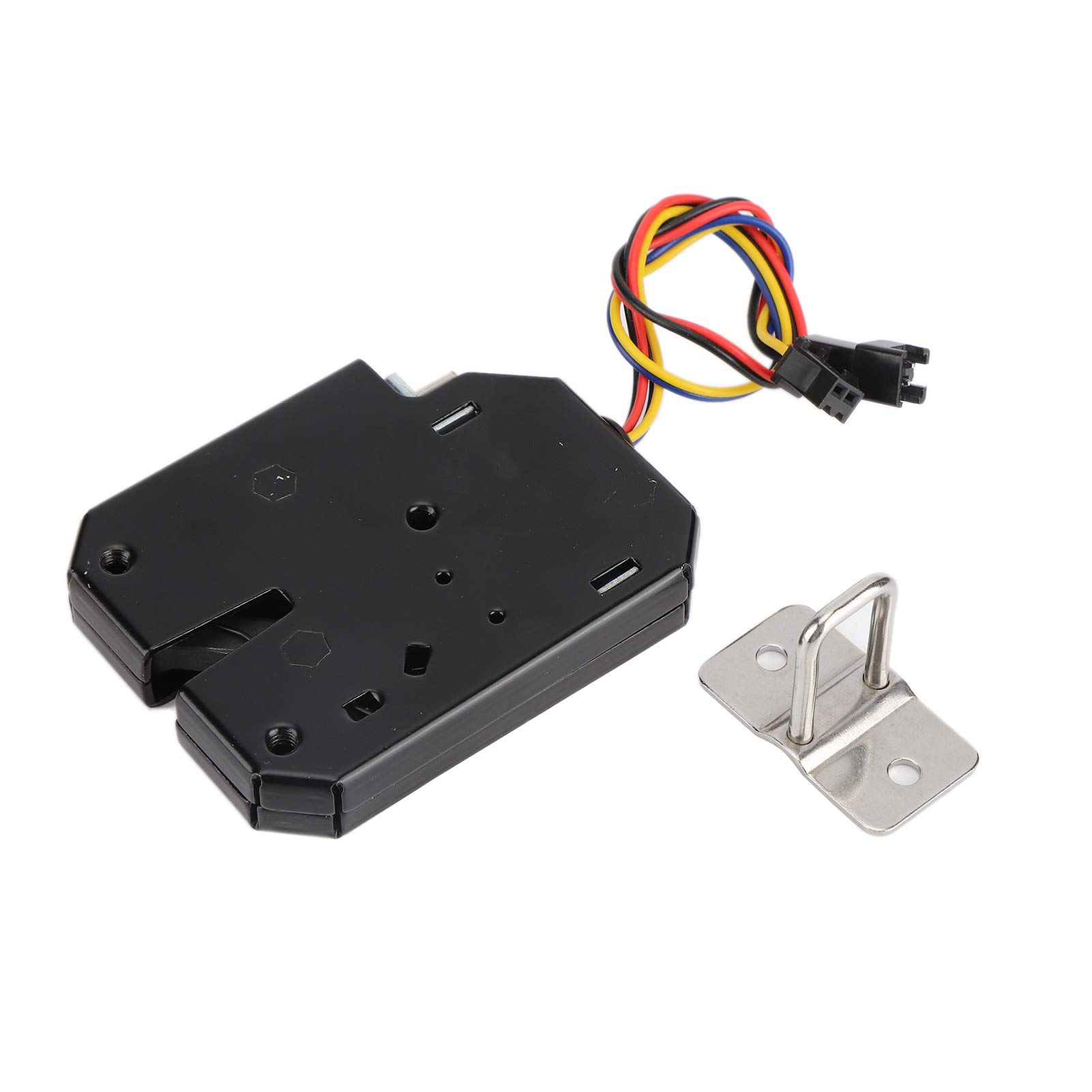 12V Electric Cabinet Lock - Heavy Duty Carbon Steel Electromagnetic Drawer Locker with 2A Power Control for Security Cabinets, Control Panels & Office Furniture