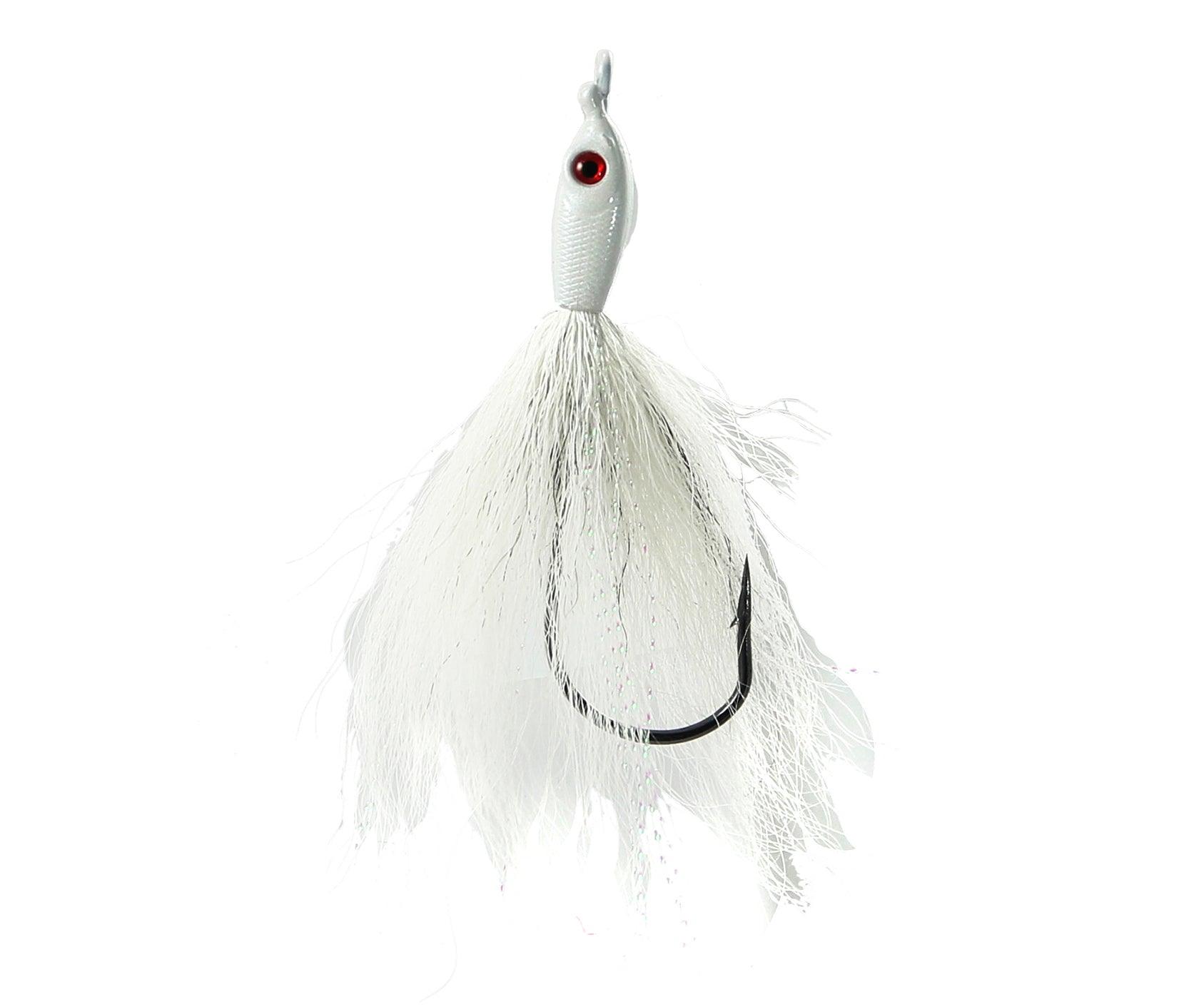 Jigging World Fluke Candy Teasers V2 with Bucktail - Premium Saltwater Fishing Lures for Fluke, Flounder & Striped Bass - Ideal for Inshore & Offshore Fishing Trips