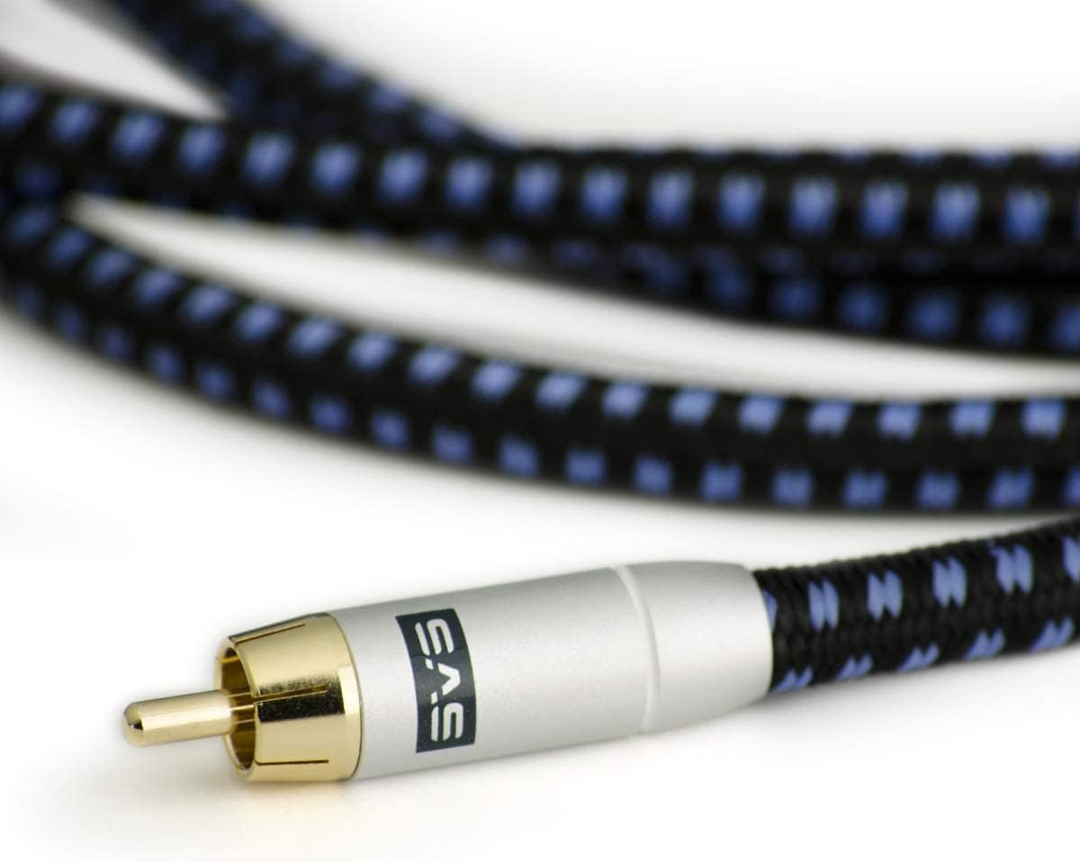 Premium RCA Audio Interconnect Subwoofer Cable - 8M (26ft) High-Quality Shielded for Home Theater, Sound System & Studio - Enhanced Bass & Clear Sound Transmission