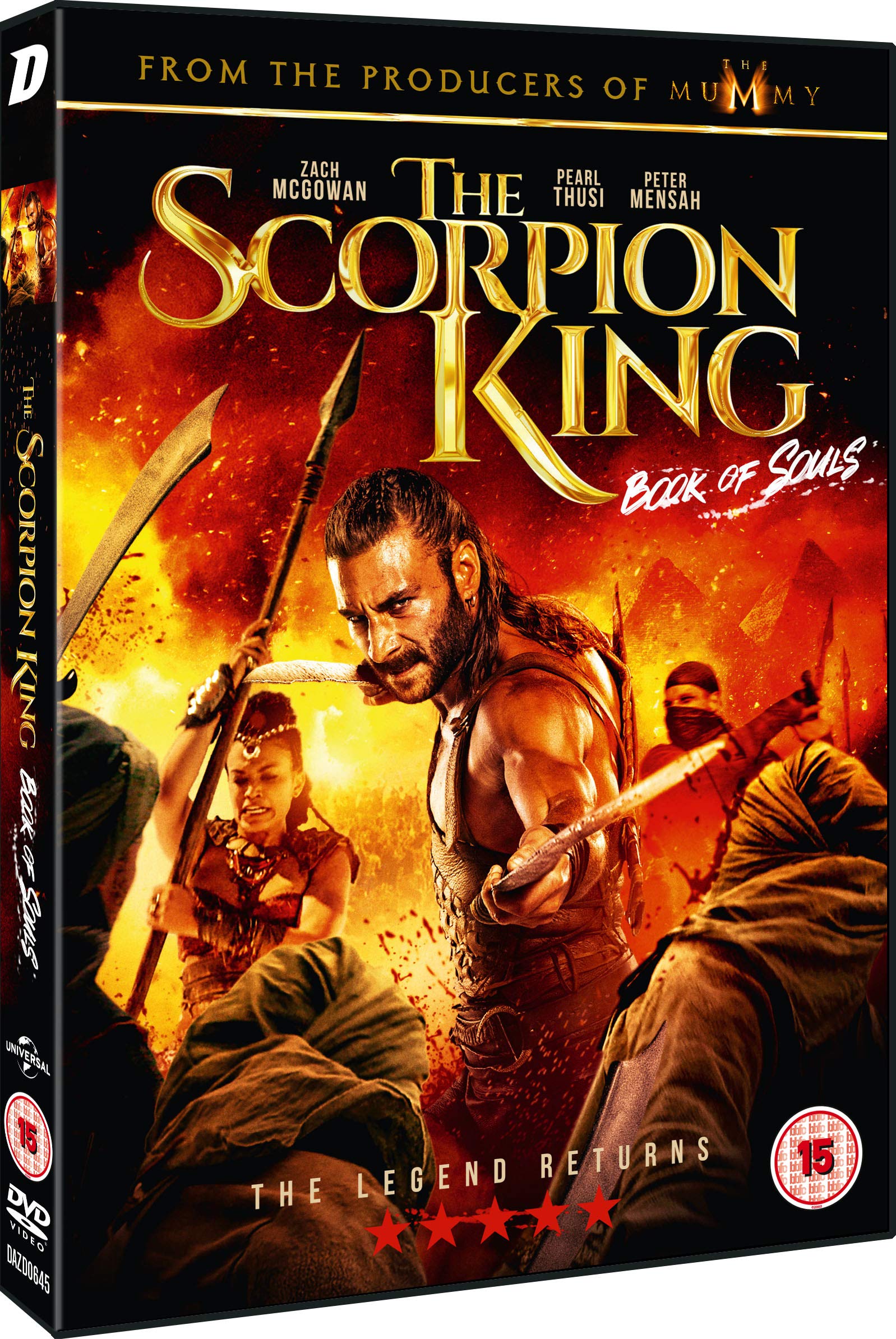 The Scorpion King: The Book of Souls - Action Adventure Movie DVD | Perfect for Movie Nights & Fantasy Film Collections