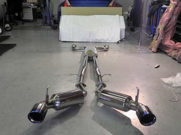 2009-2014 Nissan 370Z Titanium Tip Cat-Back Exhaust System - High Performance Stainless Steel Exhaust for Enhanced Sound & Power - Perfect for Street Racing & Car Enthusiasts